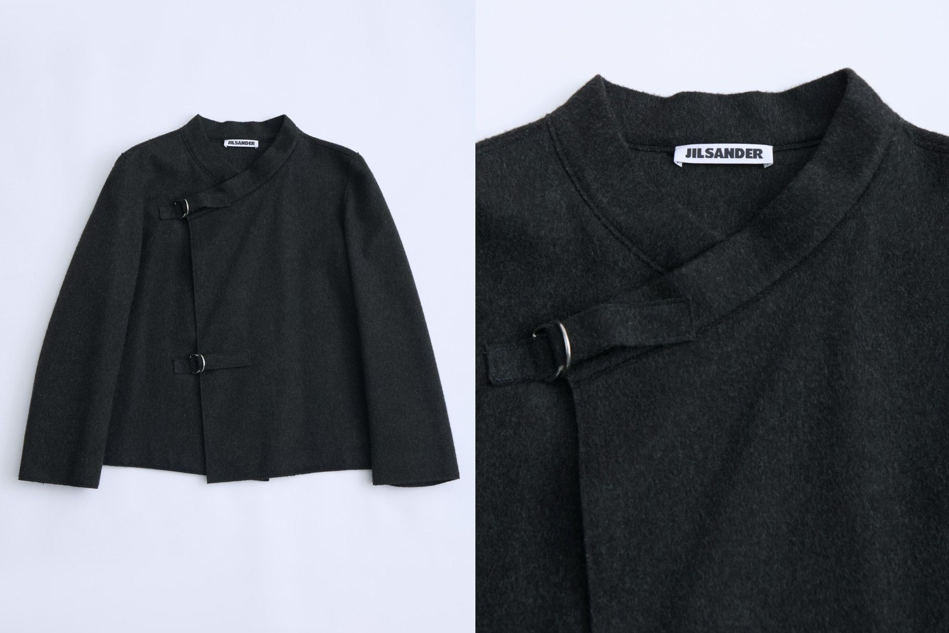 Jil Sander JIL SANDER Asymmetric Wool Short Coat Size M / US 6-8 / IT 42-44 - 8 Thumbnail