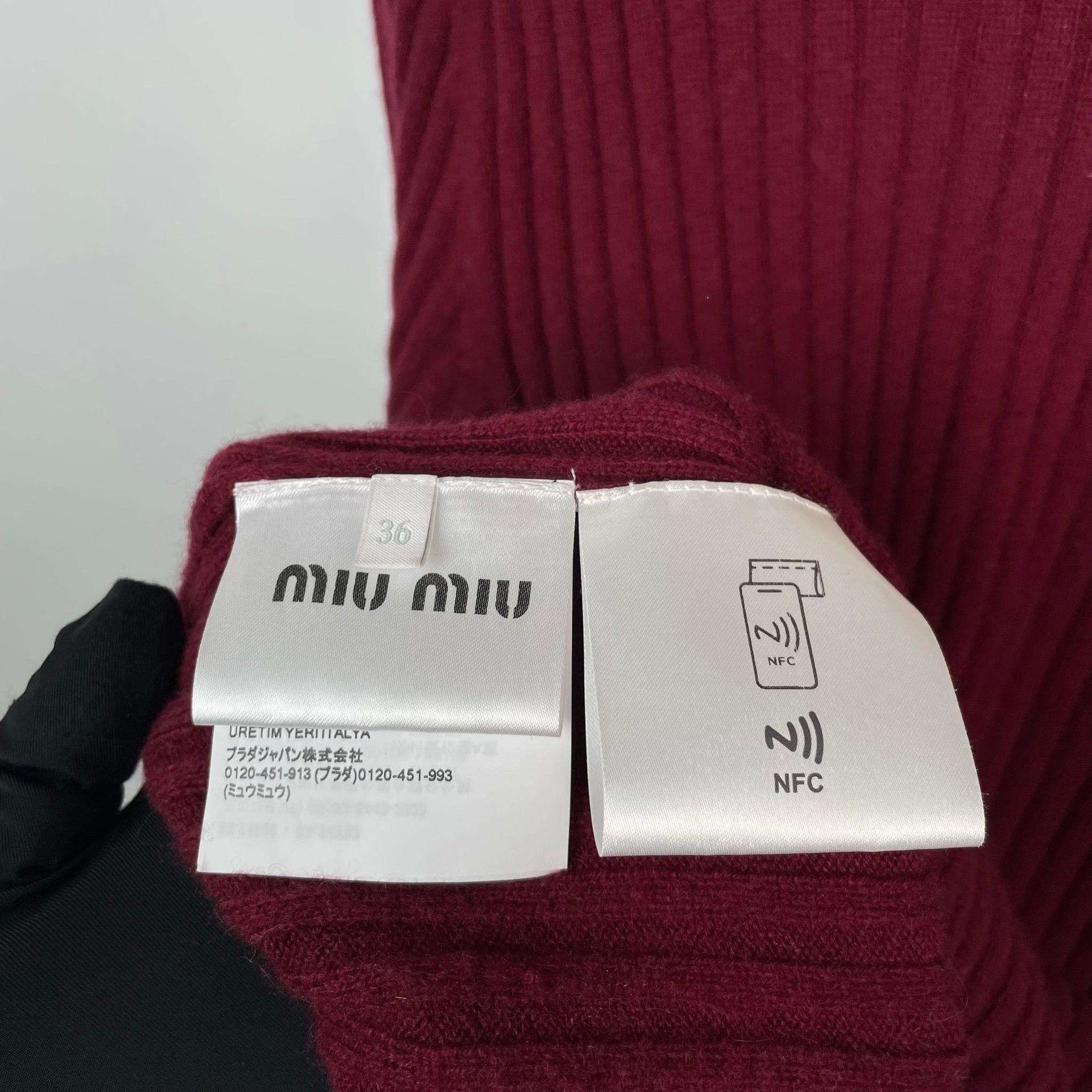Miu Miu Miu Miu Red Polo Knit Top Size M / US 6-8 / IT 42-44 - 6 Thumbnail