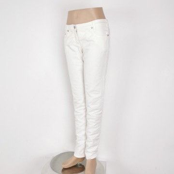 Dior Dior White High-Waist Slim-Fit Pants Size 30" / US 8 / IT 44 - 4 Thumbnail