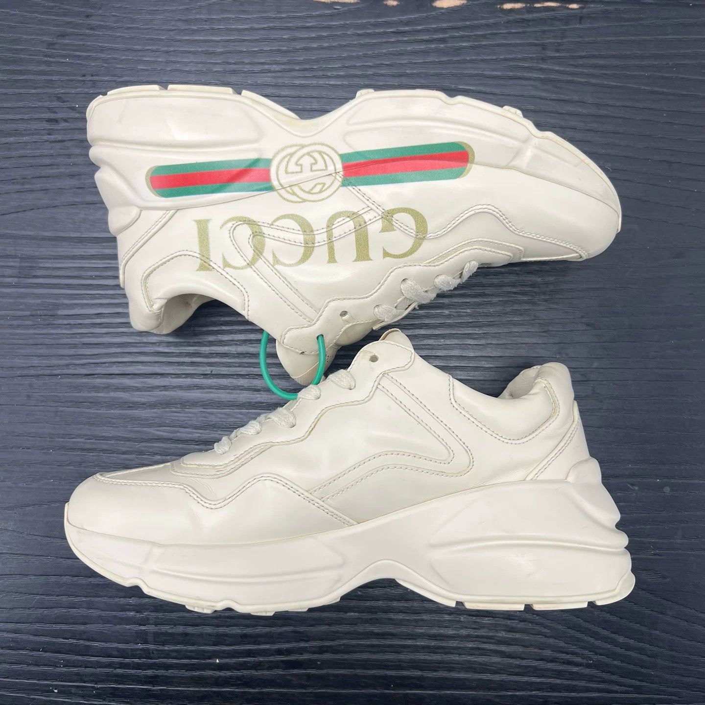 Gucci Gucci Rhyton White Sneakers Size US 10 / EU 43 - 6 Thumbnail