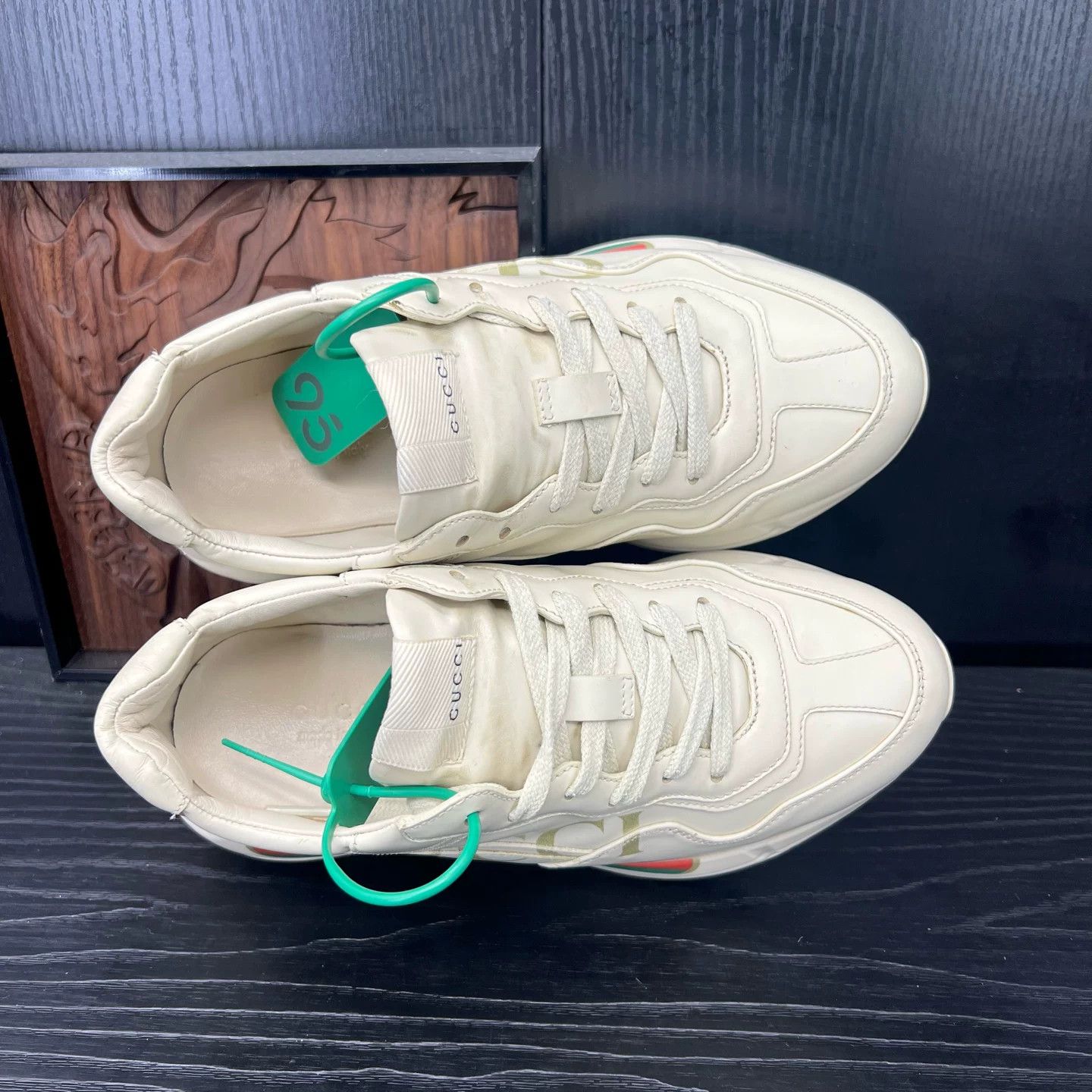Gucci Gucci Rhyton White Sneakers Size US 10 / EU 43 - 5 Thumbnail