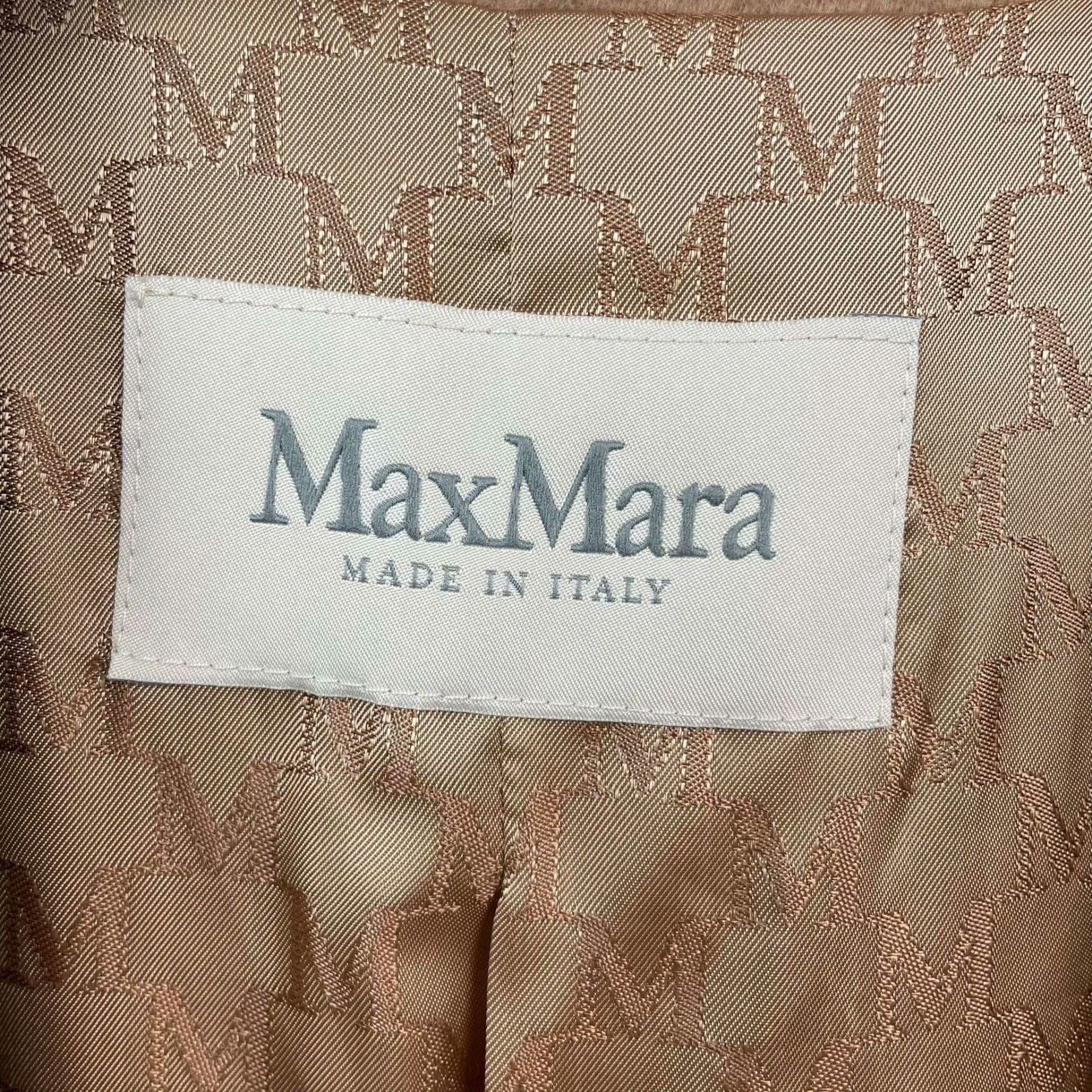 Max Mara MaxMara Camel Double-Breasted Wool Coat Size M / US 6-8 / IT 42-44 - 3 Thumbnail