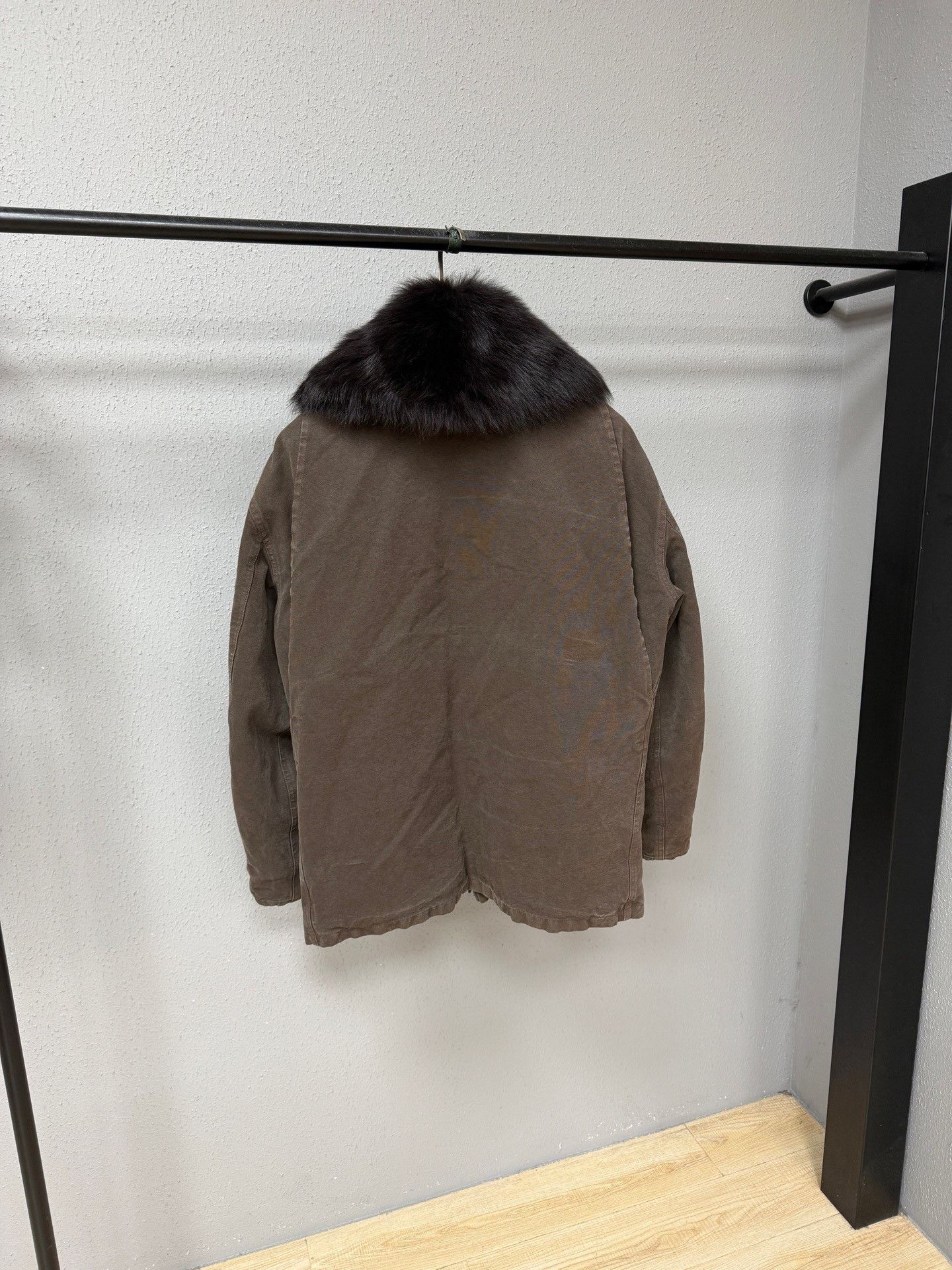 Prada Prada Fur Collar Lumberjack Jacket Size US M / EU 48-50 / 2 - 2 Thumbnail