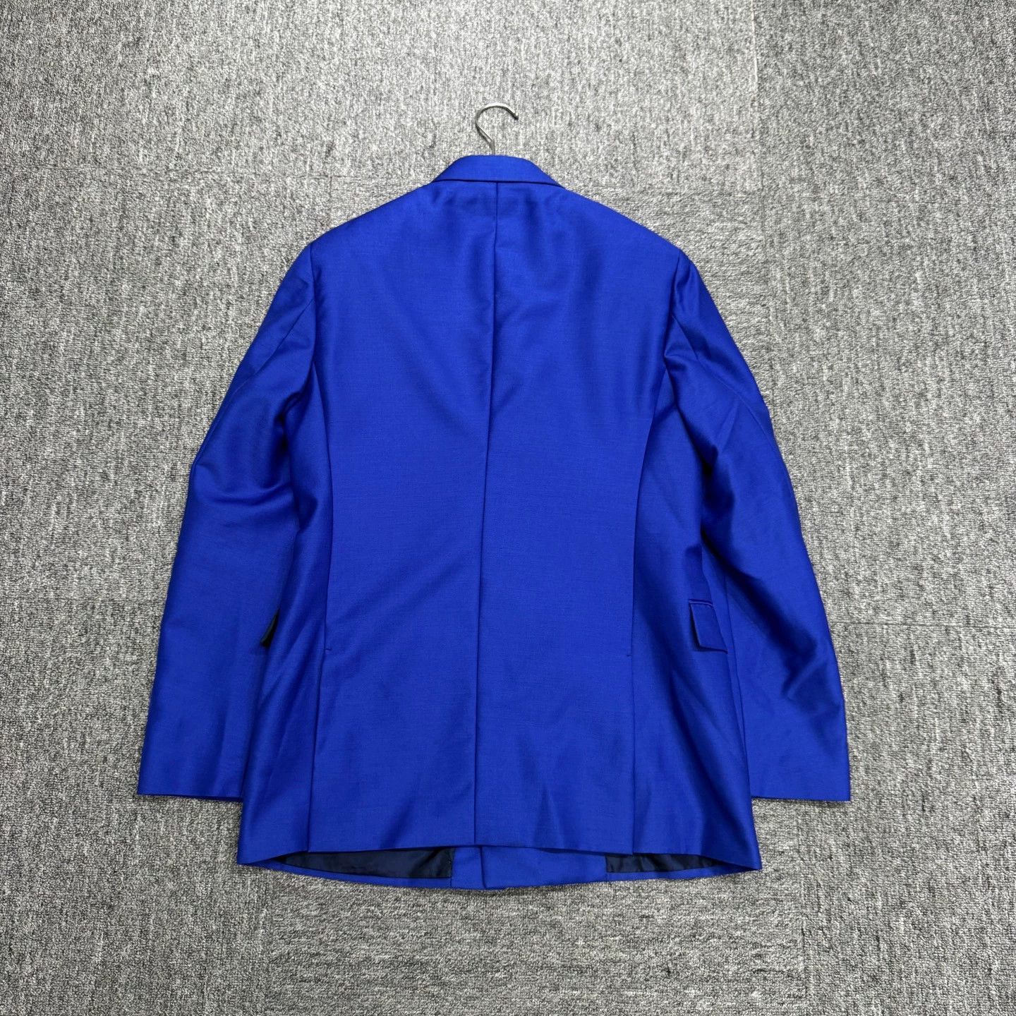 Jil Sander Blue Double-Breasted Blazer Size US M / EU 48-50 / 2 - 5 Thumbnail