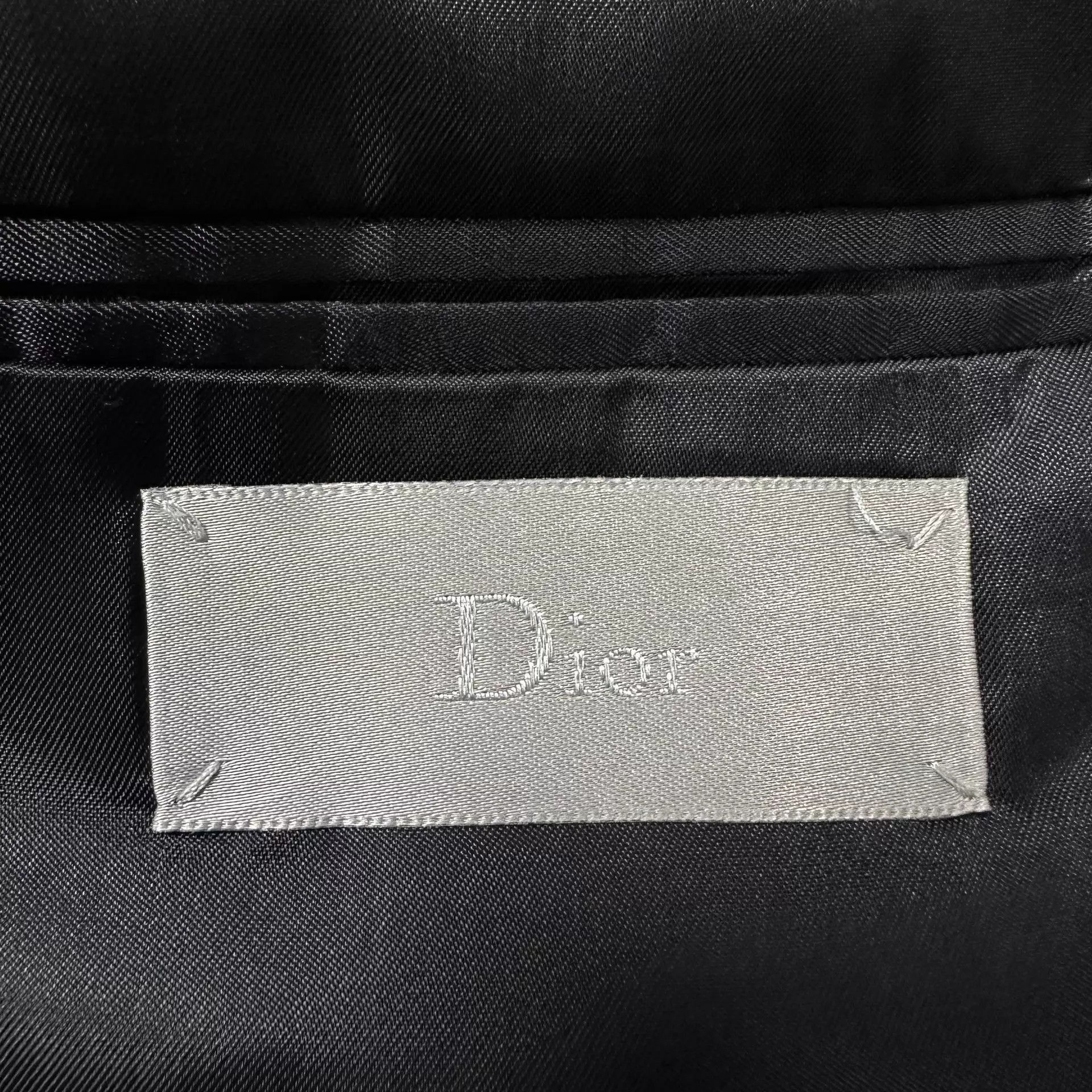 Dior Black Blazer with White Stitch Detailing Size US M / EU 48-50 / 2 - 6 Thumbnail