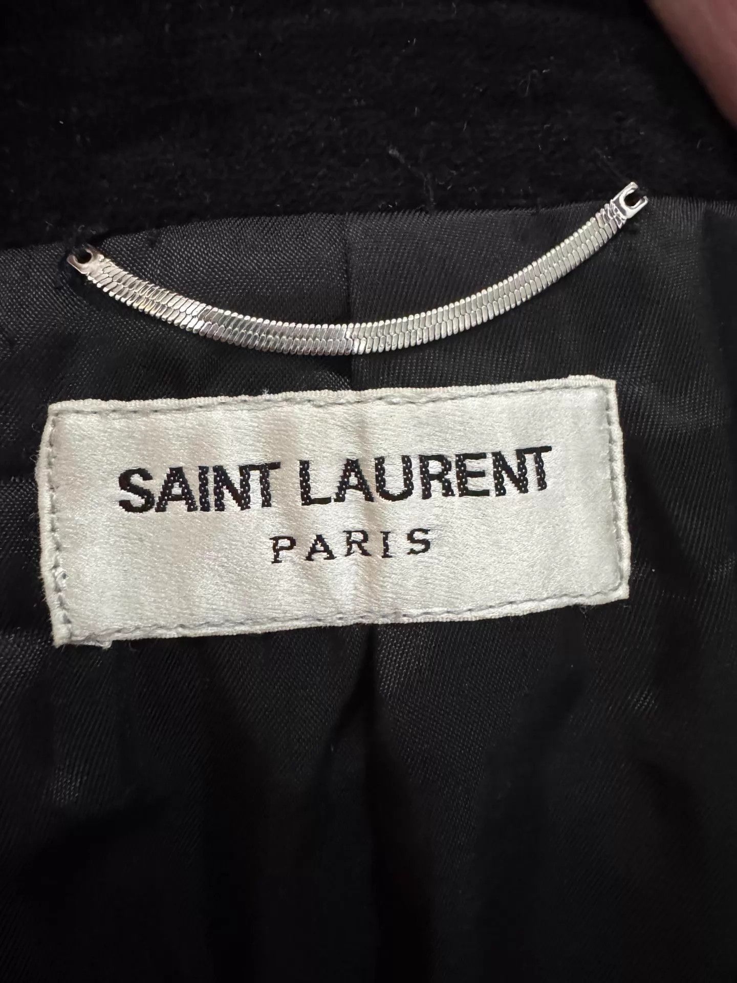 Saint Laurent Paris Black Velvet Single-Breasted Blazer Size US M / EU 48-50 / 2 - 5 Thumbnail