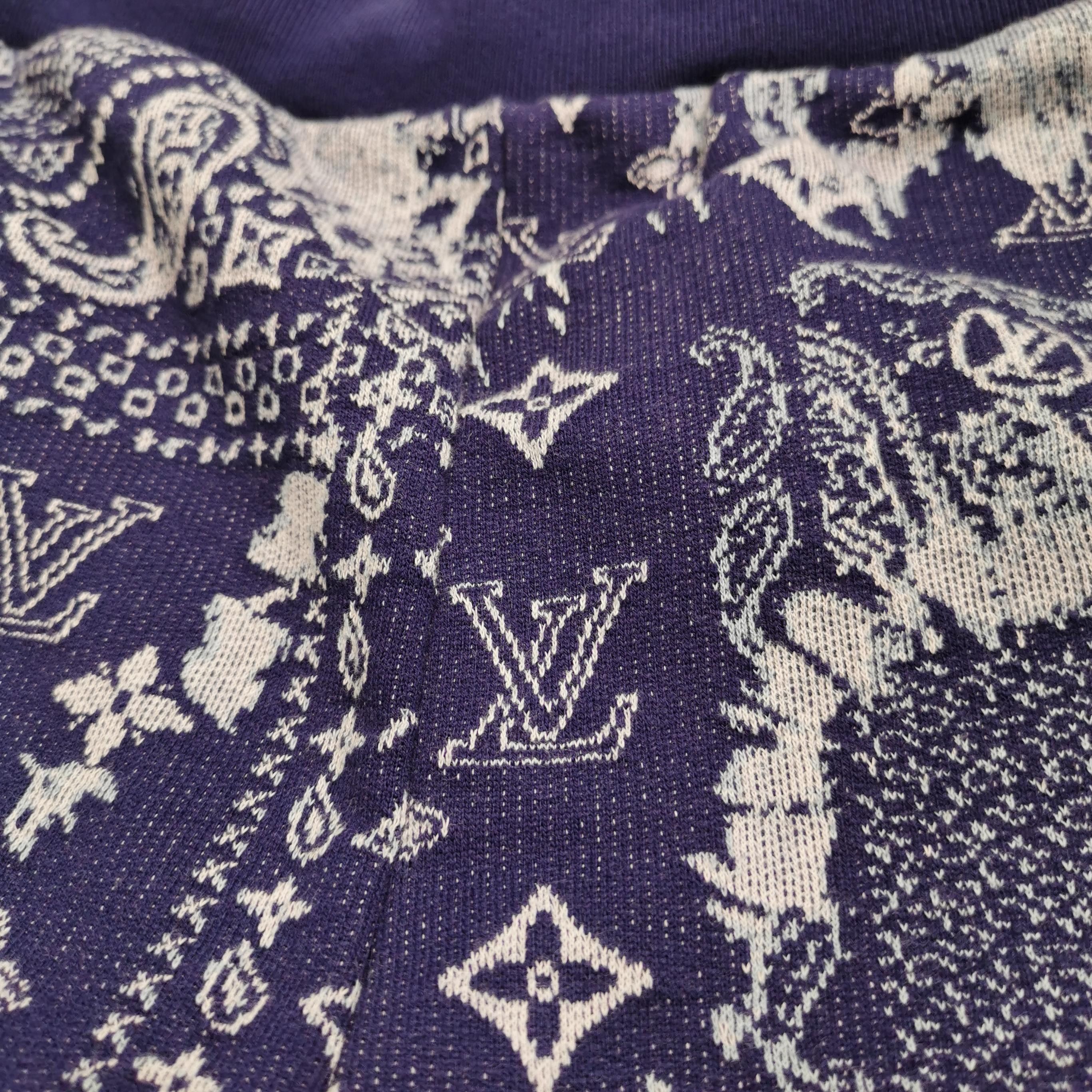 Louis Vuitton Louis Vuitton S Cotton Colorblock Monogram Shorts Size US 26 / EU 42 - 6 Thumbnail