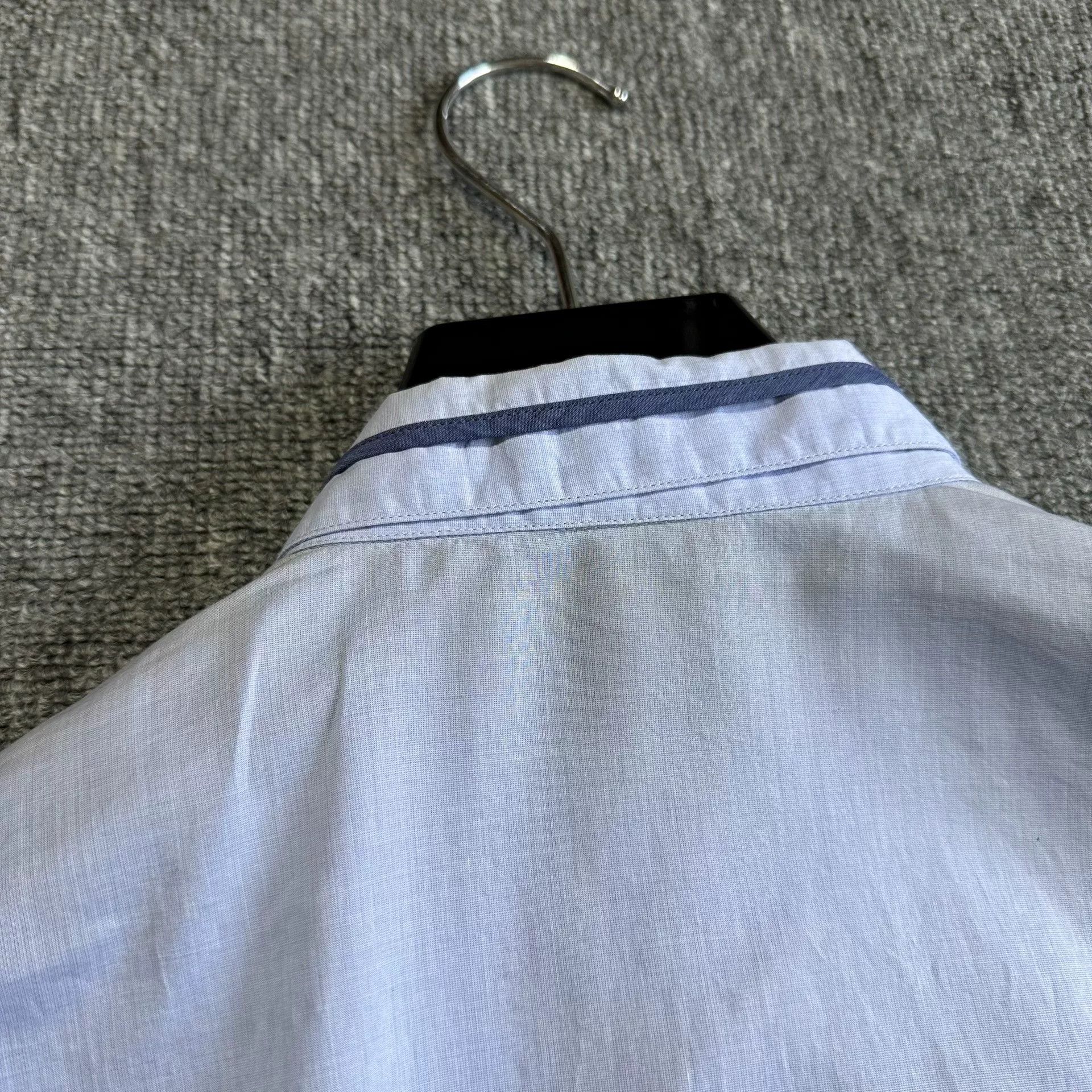 Dior Dior Haze Blue Collar Panel Shirt Size M / US 6-8 / IT 42-44 - 4 Thumbnail