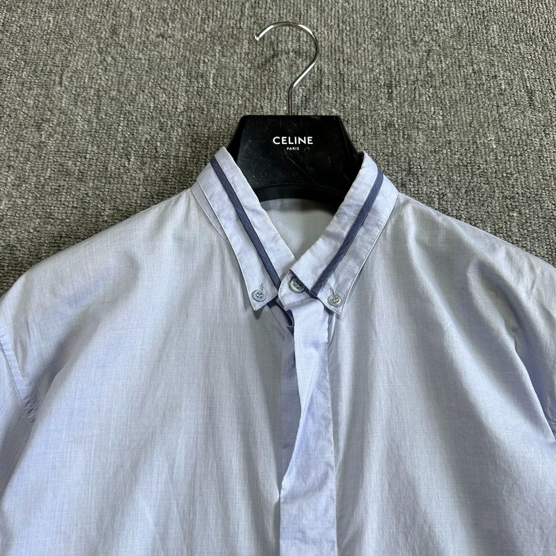 Dior Dior Haze Blue Collar Panel Shirt Size M / US 6-8 / IT 42-44 - 2 Thumbnail