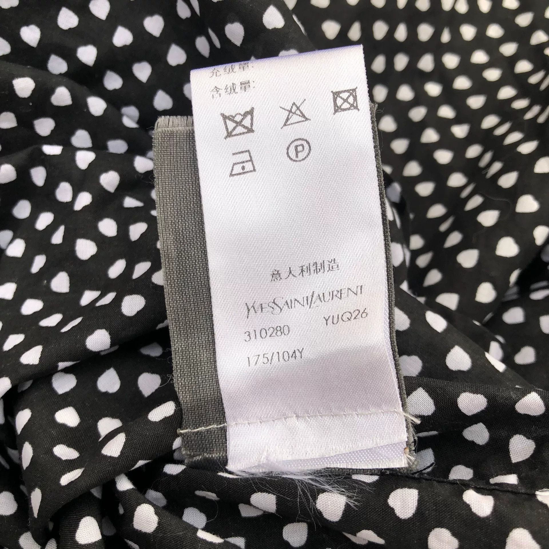 Saint Laurent Paris Saint Laurent 13SS Polka Dot Shirt Size M / US 6-8 / IT 42-44 - 9 Thumbnail