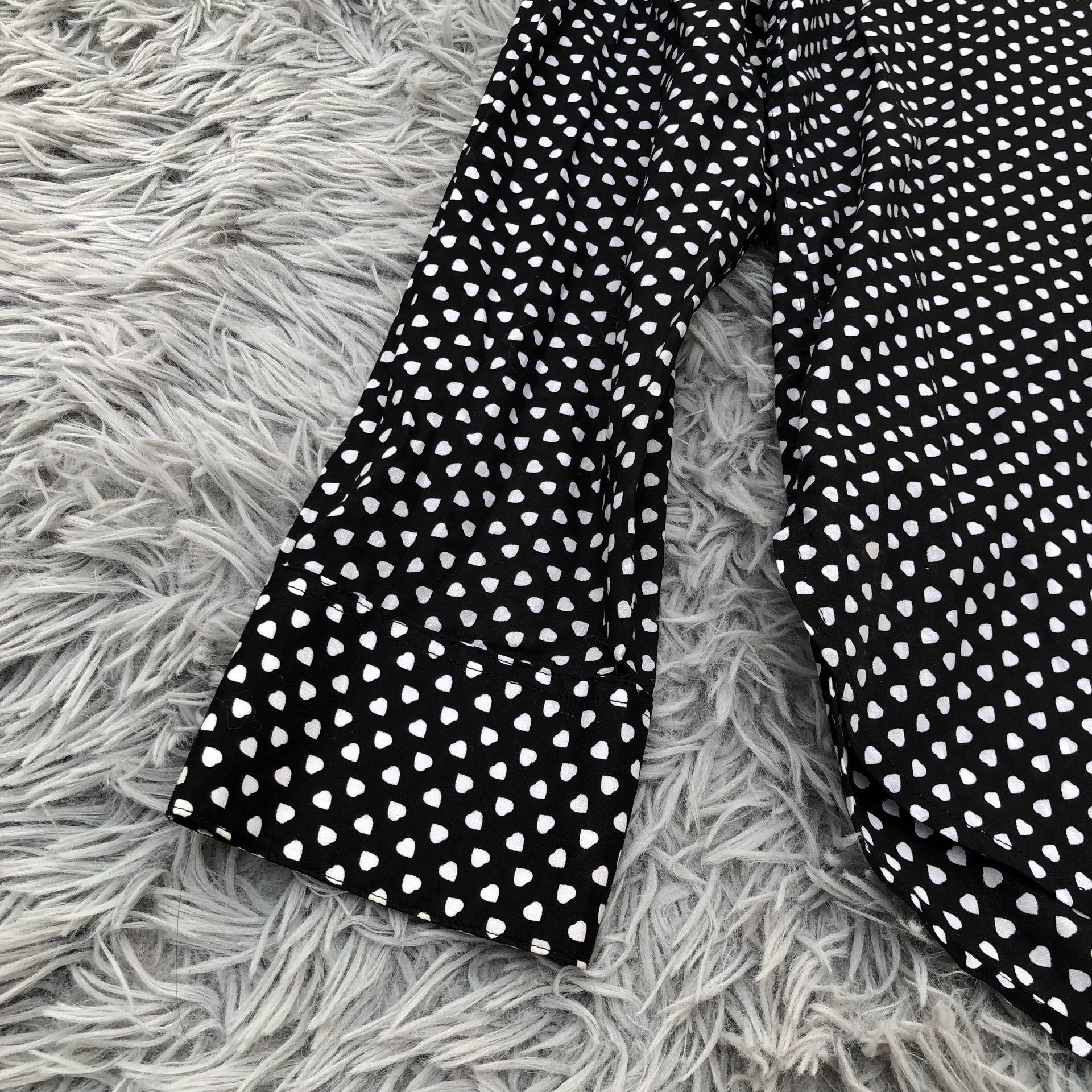 Saint Laurent Paris Saint Laurent 13SS Polka Dot Shirt Size M / US 6-8 / IT 42-44 - 4 Thumbnail