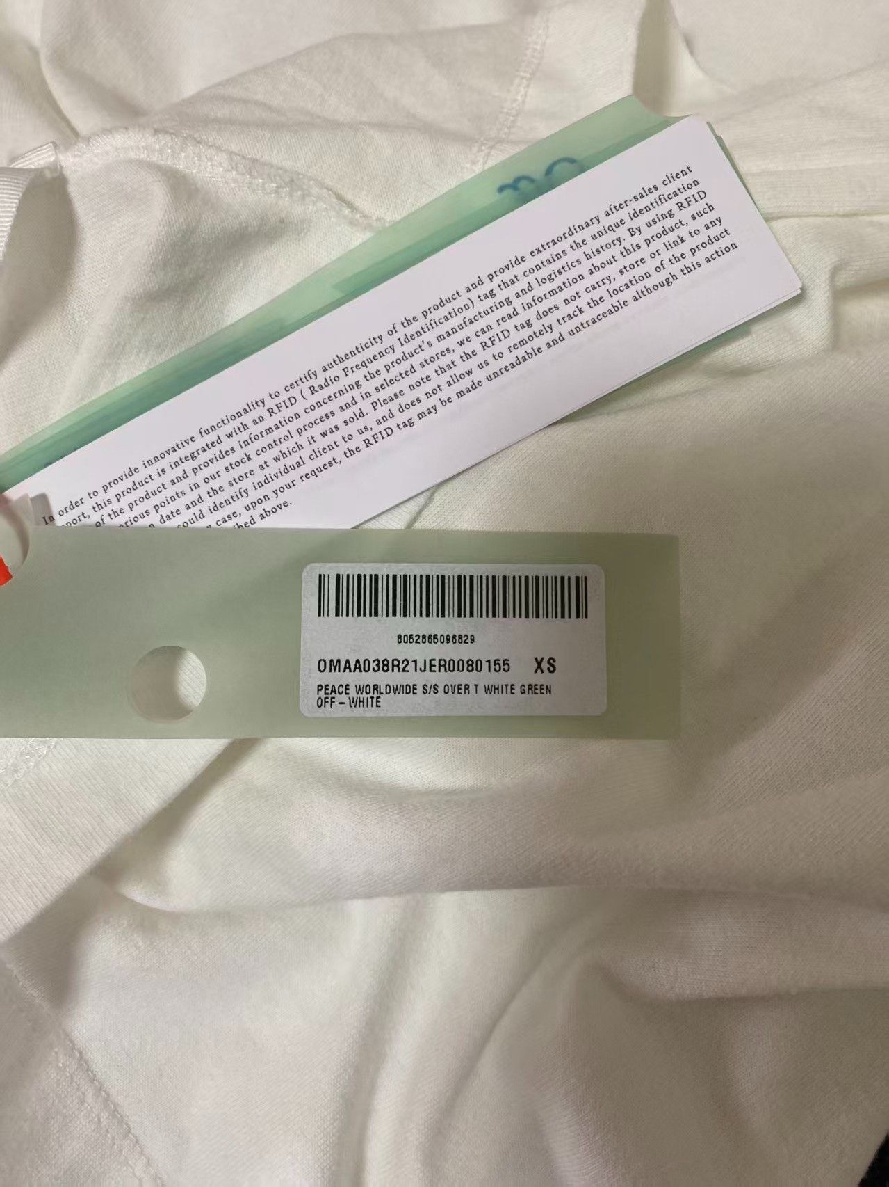 Off-White Off-White World Peace Print T-Shirt Size US M / EU 48-50 / 2 - 5 Thumbnail