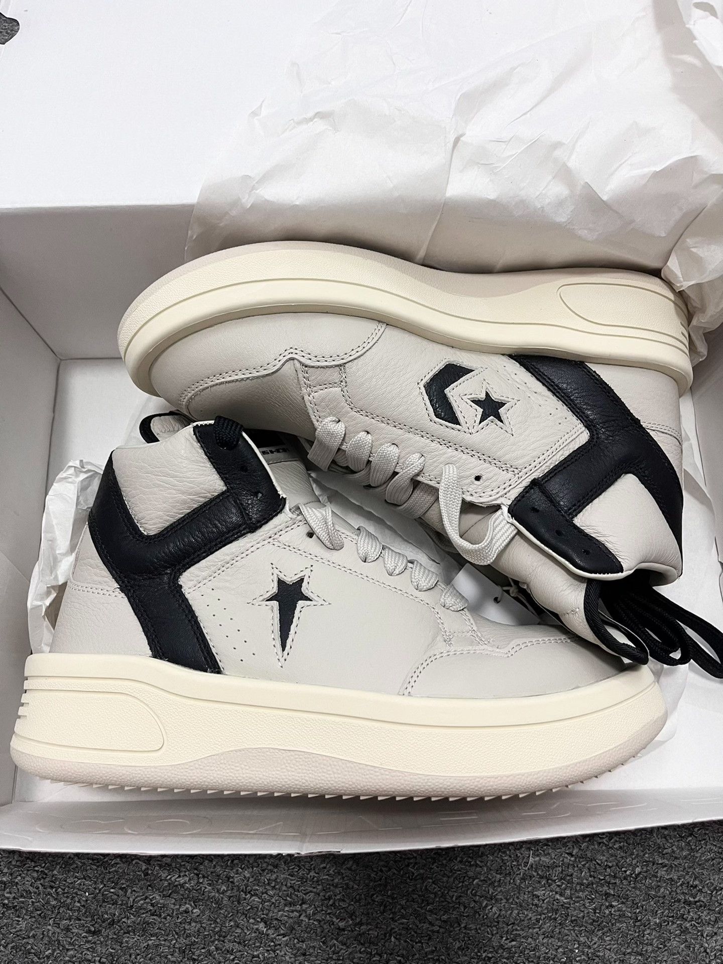 Rick Owens Drkshdw Rick Owens Converse Weapon 4.0 Sneakers Size US 5 / EU 37 - 2 Thumbnail