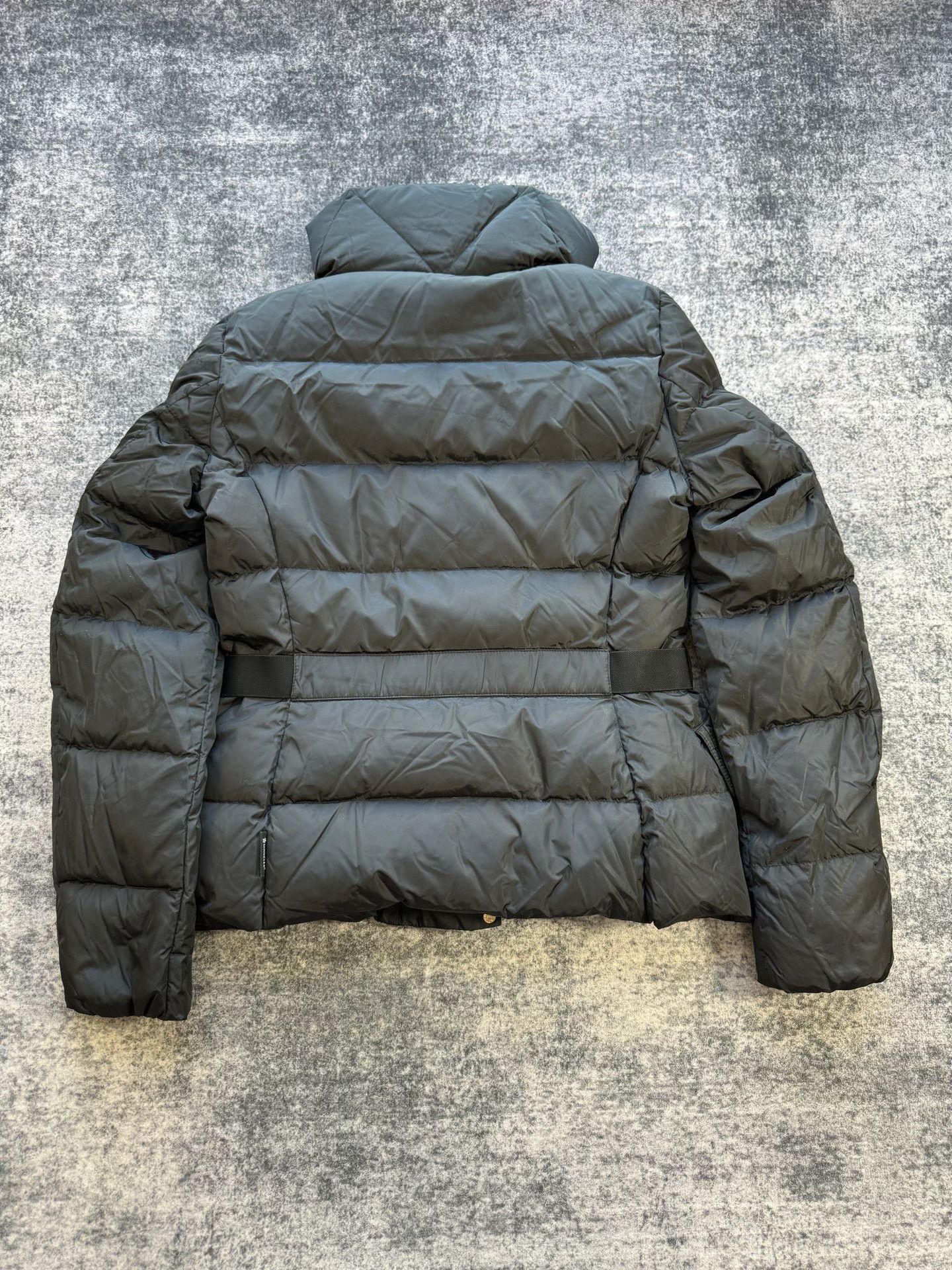 Moncler Moncler Black Diagonal Zipper Down Jacket Size S / US 4 / IT 40 - 2 Thumbnail