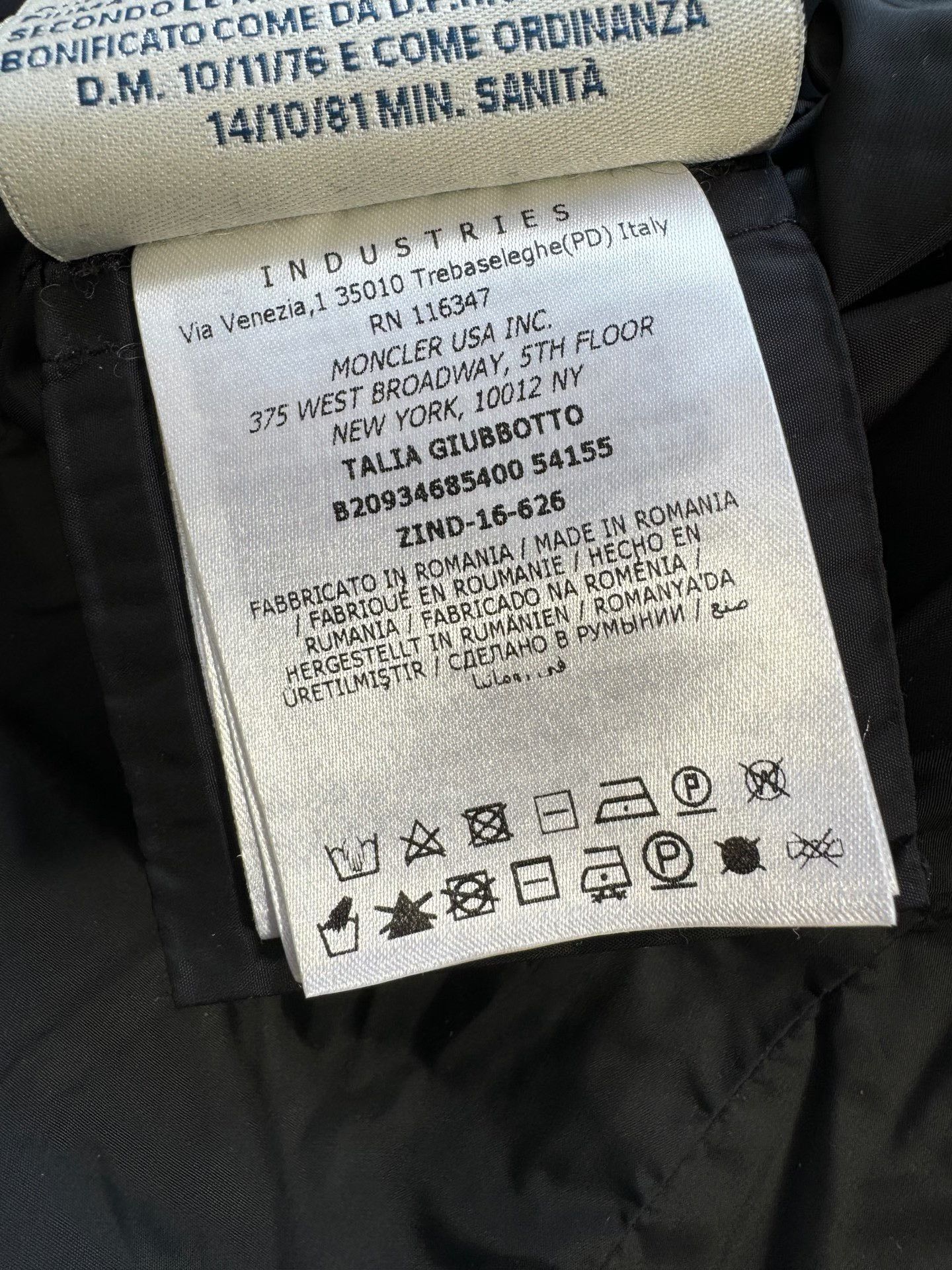 Moncler Moncler Black Diagonal Zipper Down Jacket Size S / US 4 / IT 40 - 4 Thumbnail