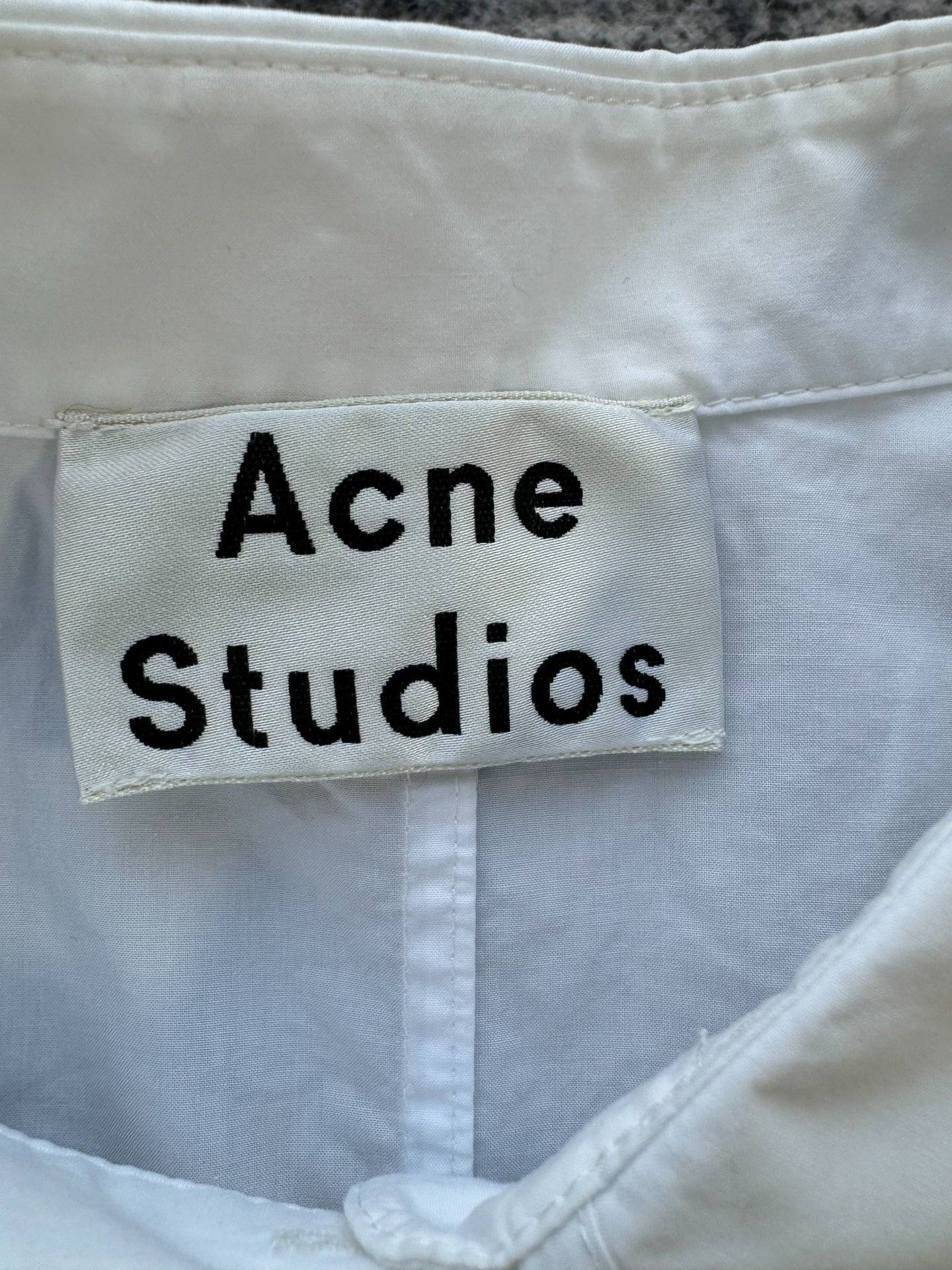 Acne Studios Acne Studios White Pocket Short-Sleeve Shirt Size US M / EU 48-50 / 2 - 3 Thumbnail