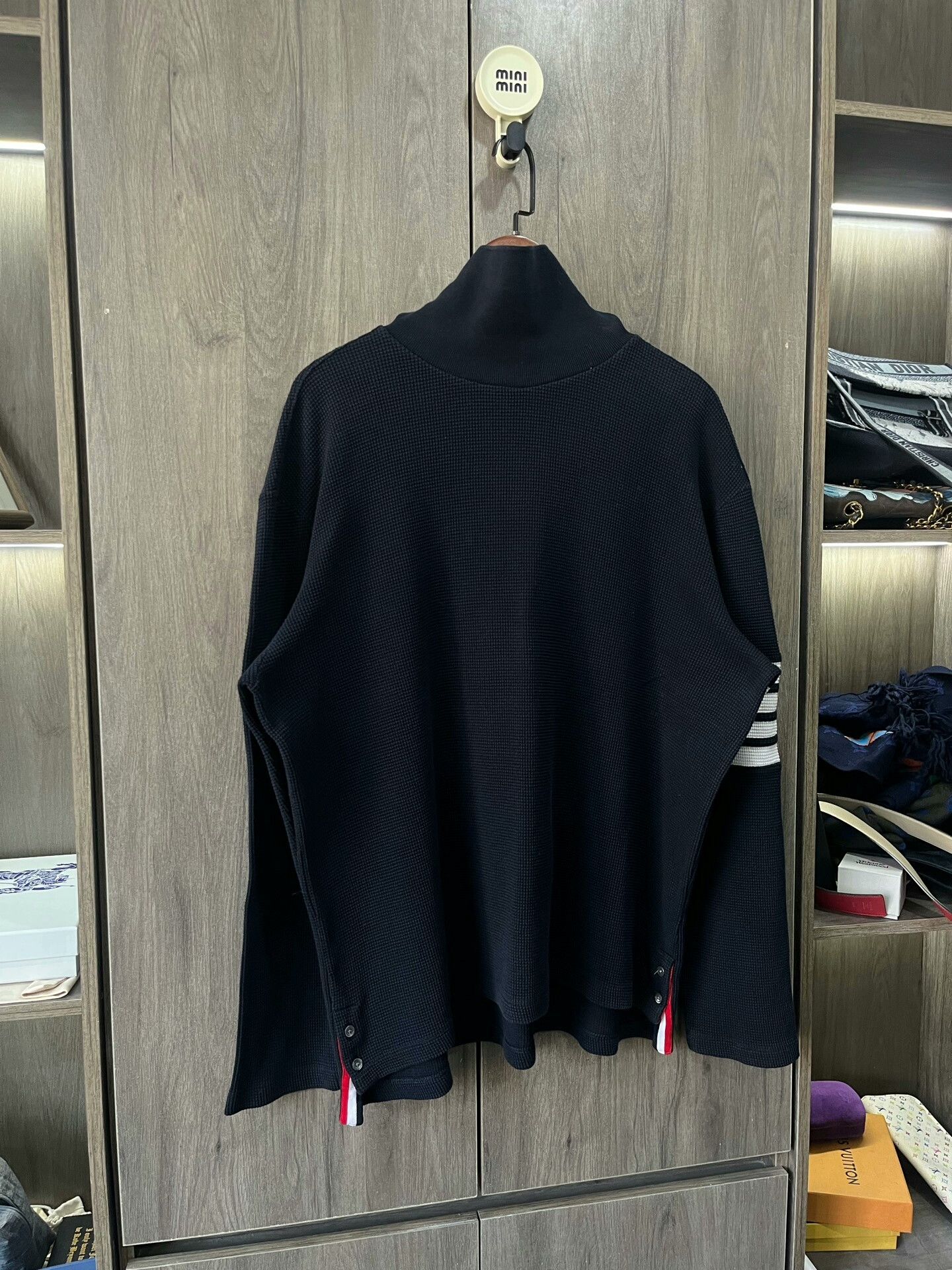 Thom Browne Thom Browne TB Turtleneck Waffle Knit Size US XXL / EU 58 / 5 - 5 Thumbnail