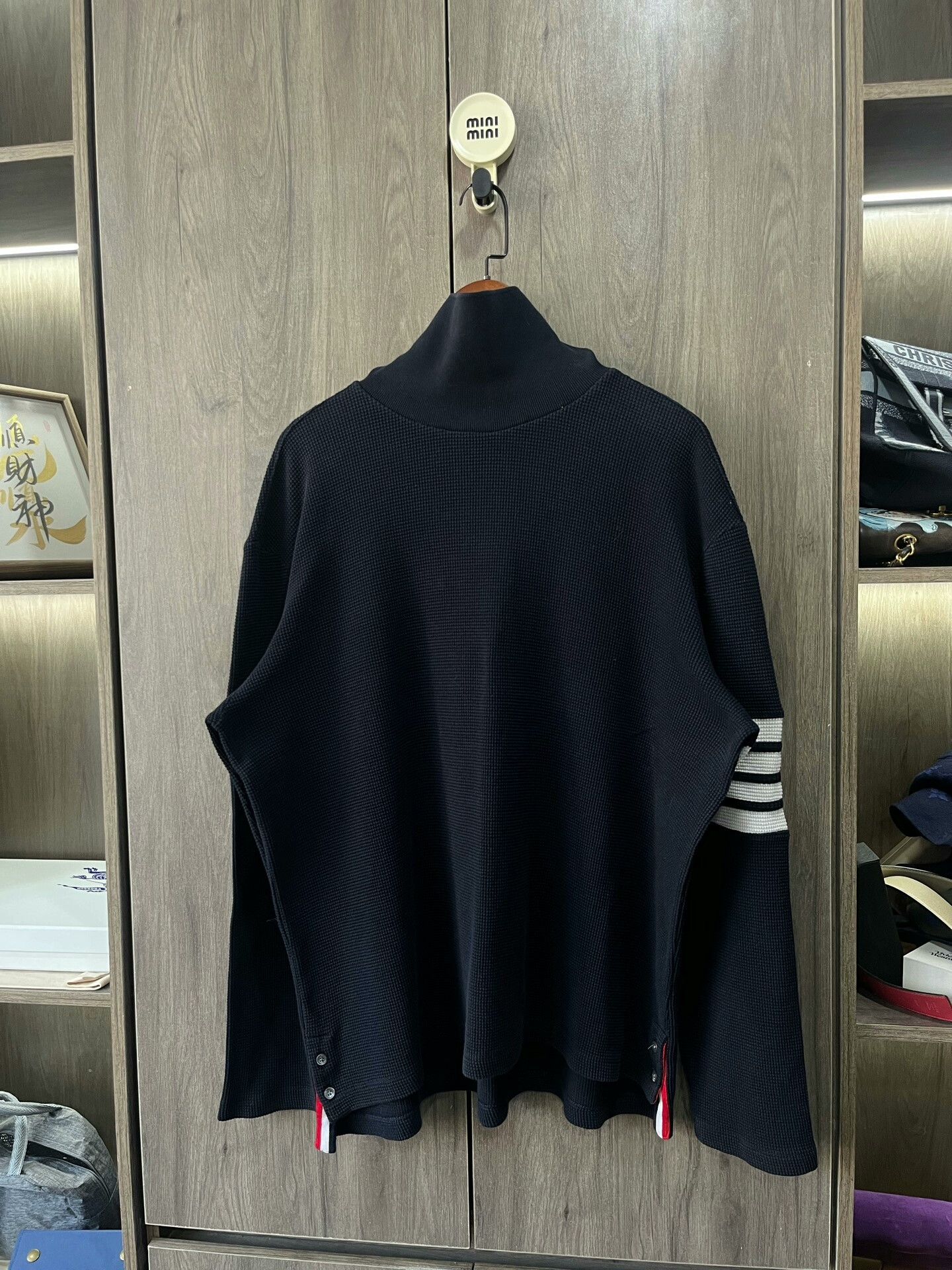 Thom Browne Thom Browne TB Turtleneck Waffle Knit Size US XXL / EU 58 / 5 - 2 Thumbnail