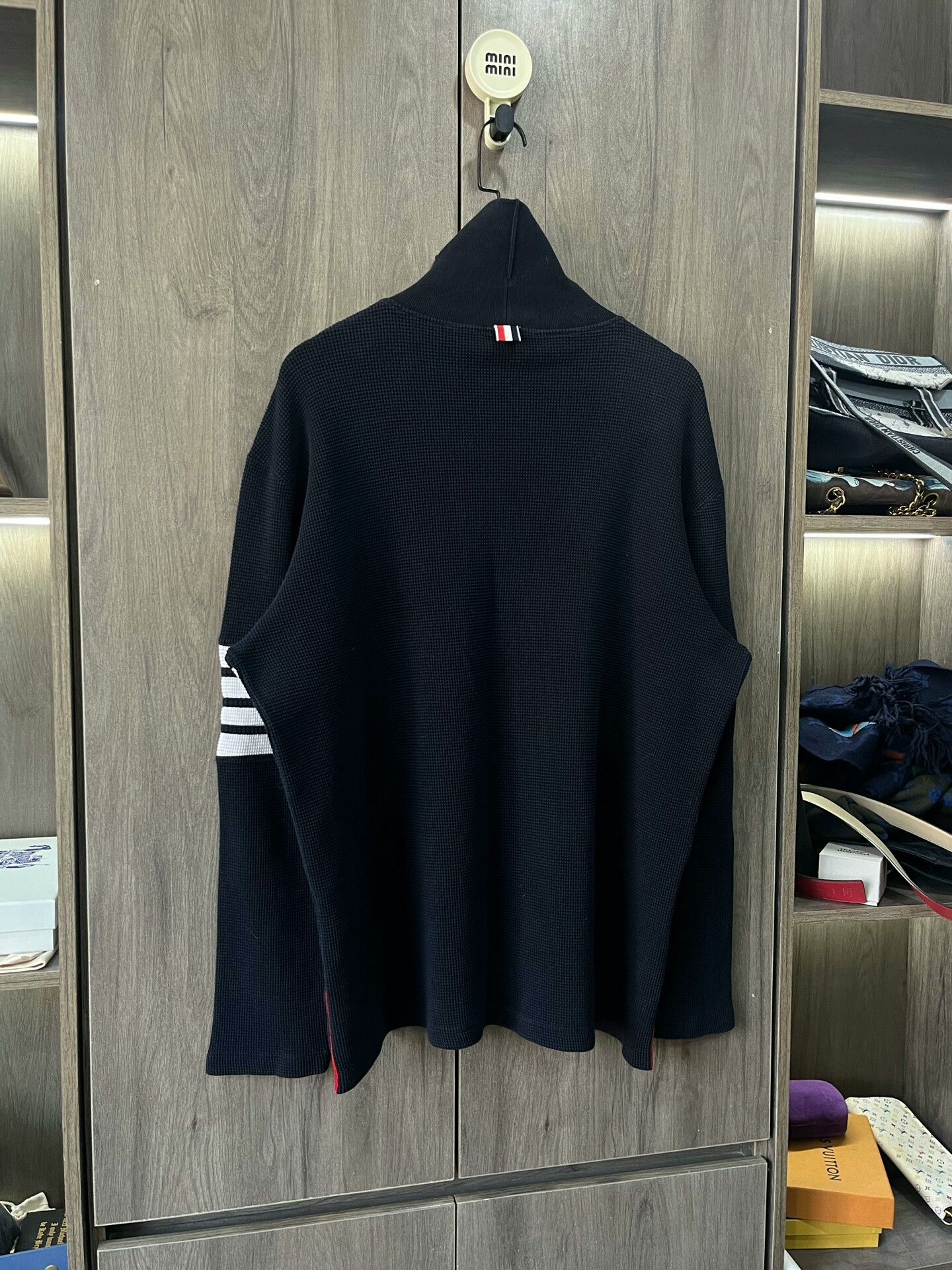 Thom Browne Thom Browne TB Turtleneck Waffle Knit Size US XXL / EU 58 / 5 - 6 Thumbnail