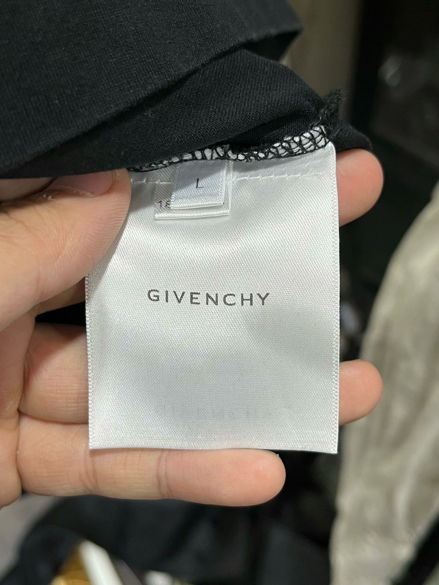 Givenchy Givenchy Chest Logo Fake Two-Piece Longsleeve Size US L / EU 52-54 / 3 - 3 Thumbnail