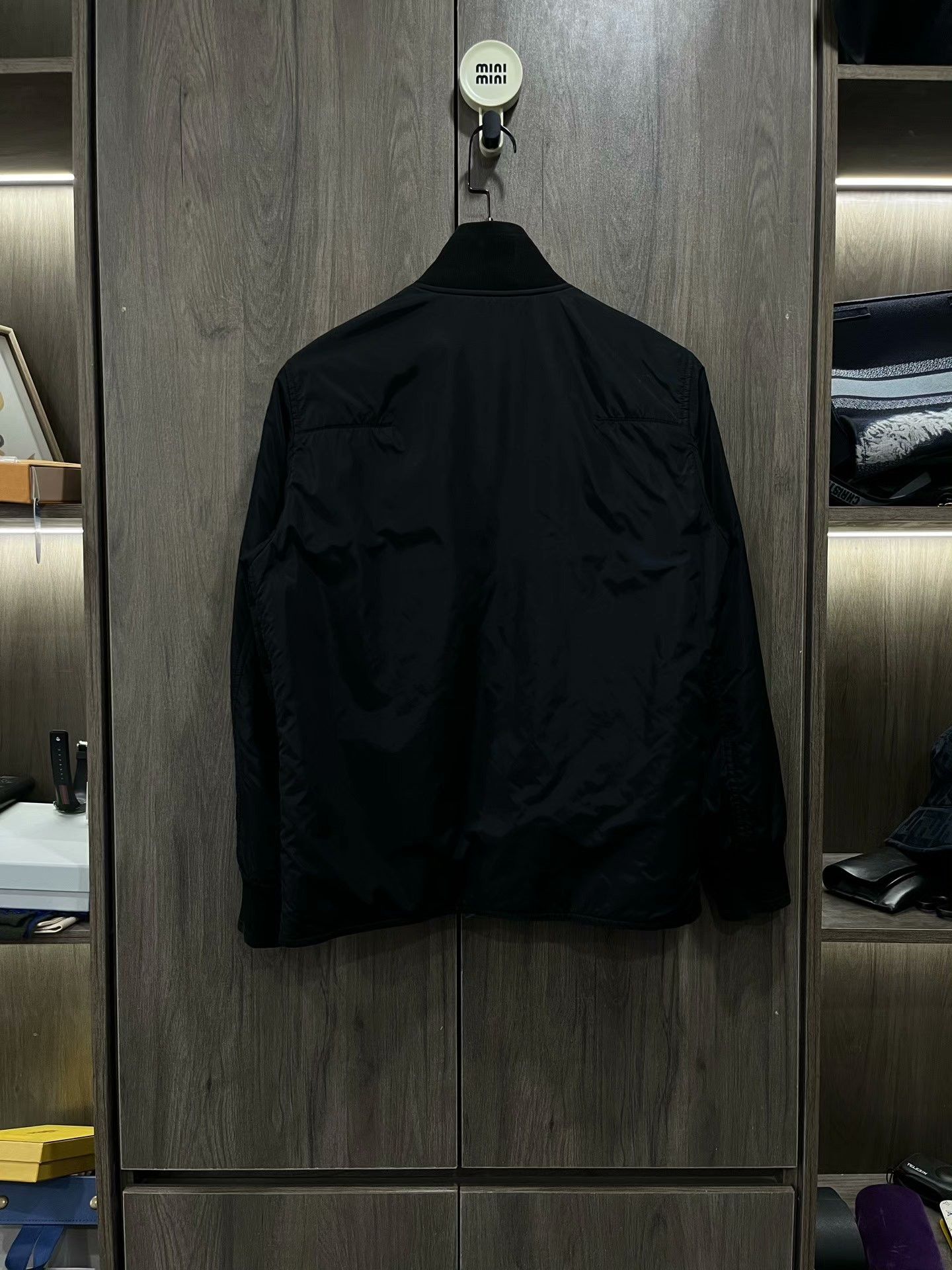 Dior Dior Black Zip Jacket with Metal Bee Size US S / EU 44-46 / 1 - 2 Thumbnail