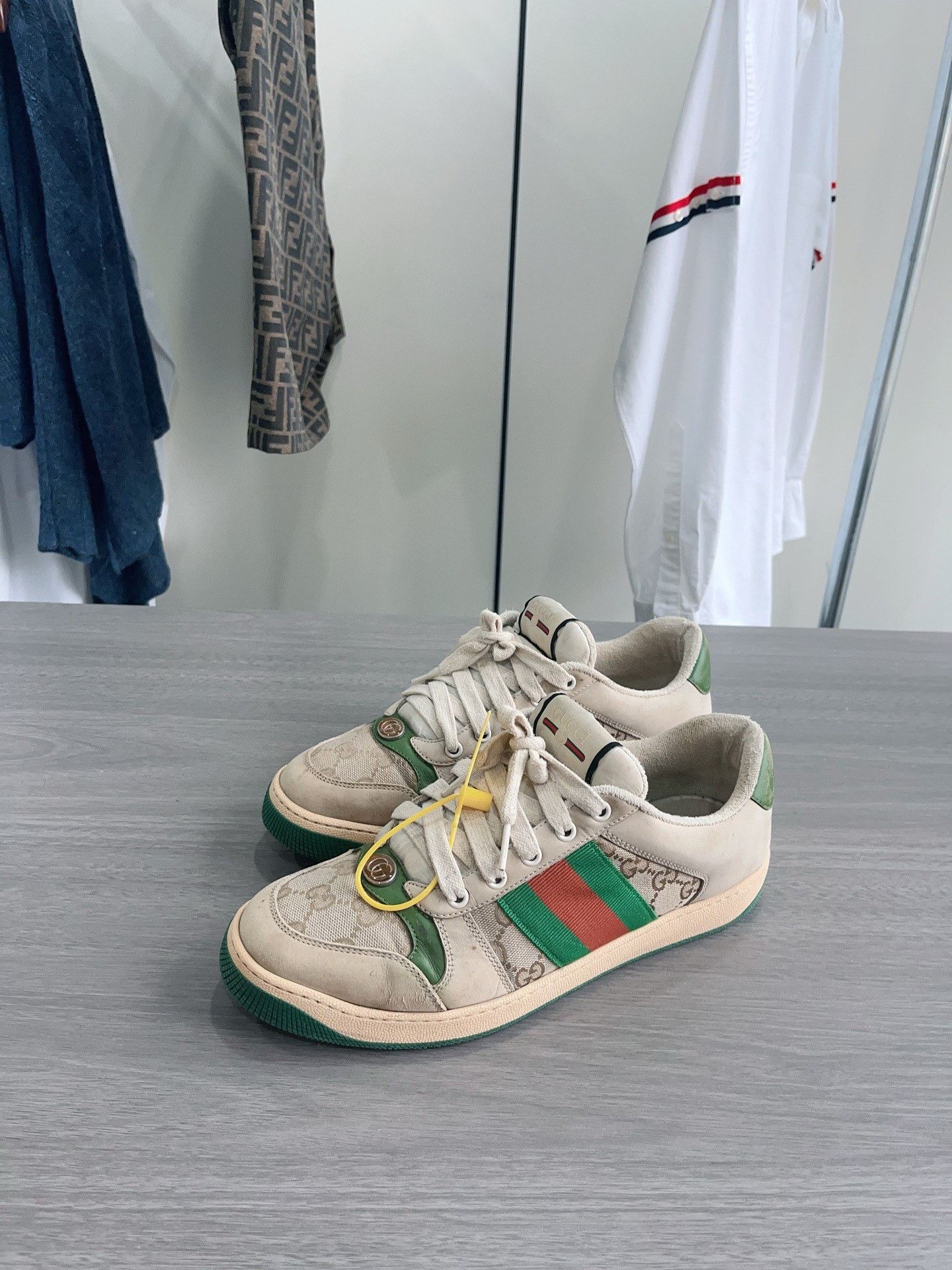 Gucci Gucci Dirty Shoes Size 41.5 Size US 8.5 / EU 41-42 - 2 Thumbnail