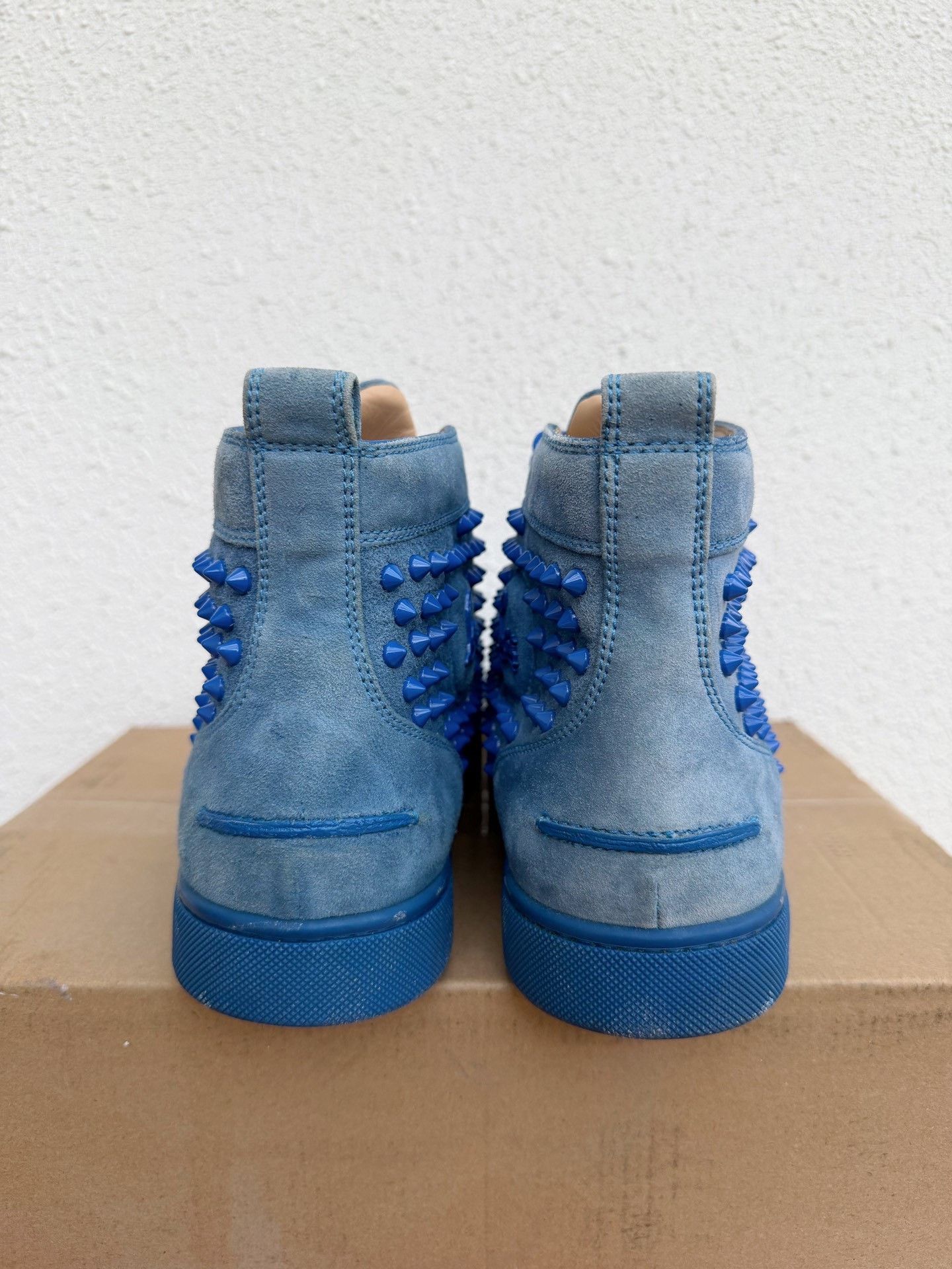 Christian Louboutin Christian Louboutin Suede Studded High-Top Size US 10 / EU 43 - 5 Thumbnail
