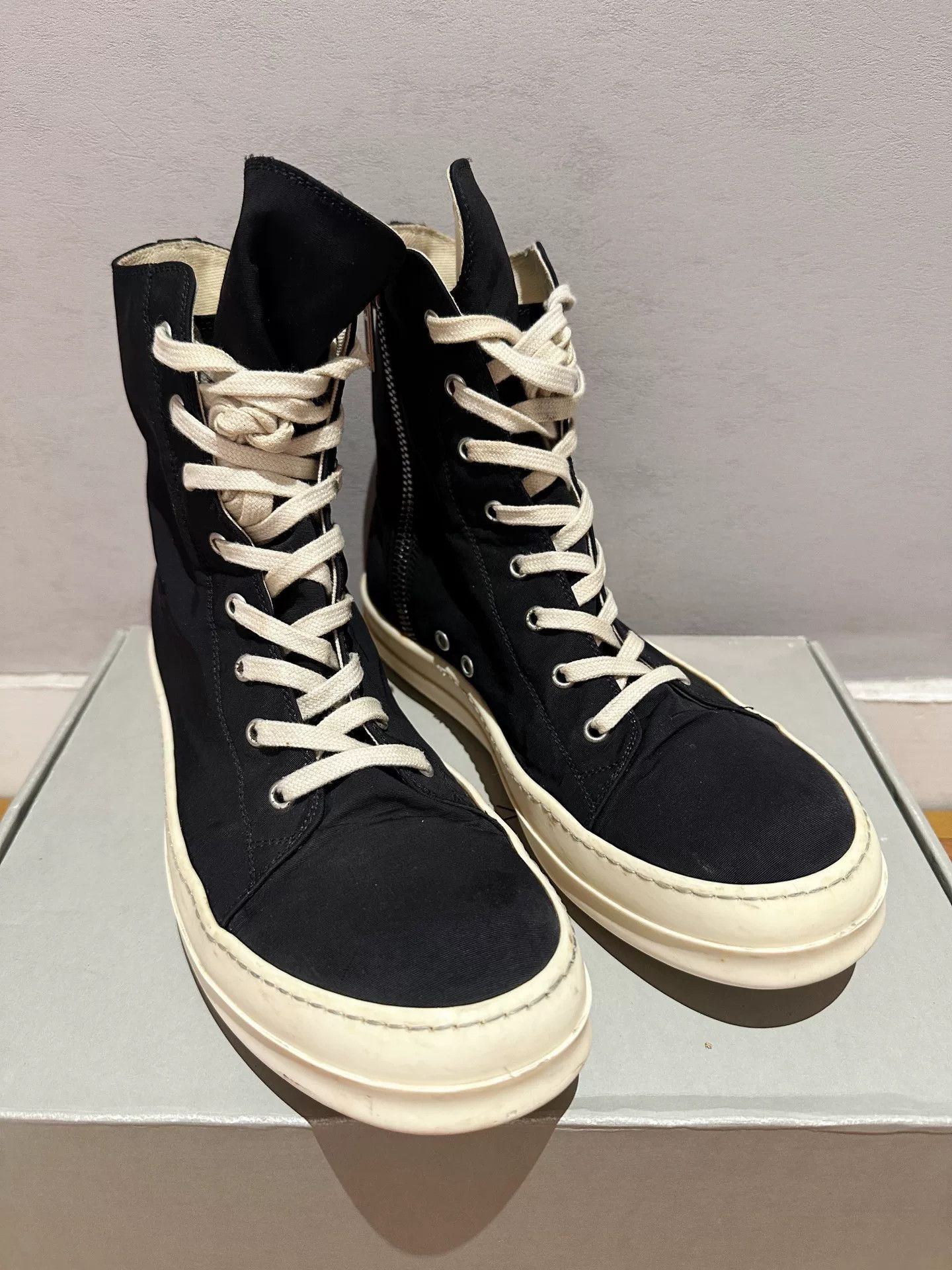 Rick Owens Drkshdw Rick Owens DRKSHDW High-Top Canvas Size US 8 / EU 41 - 6 Thumbnail