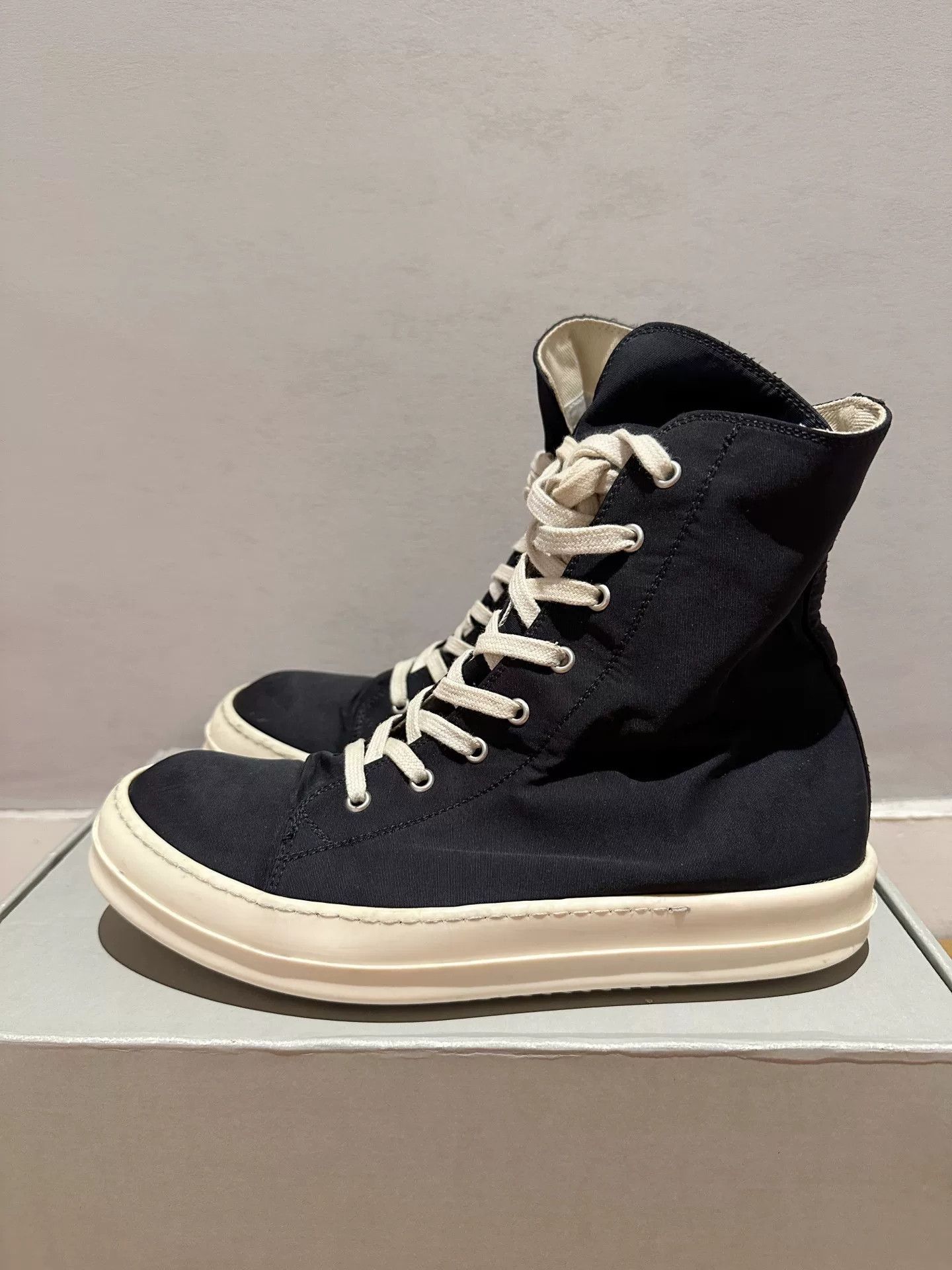 Rick Owens Drkshdw Rick Owens DRKSHDW High-Top Canvas Size US 8 / EU 41 - 3 Thumbnail