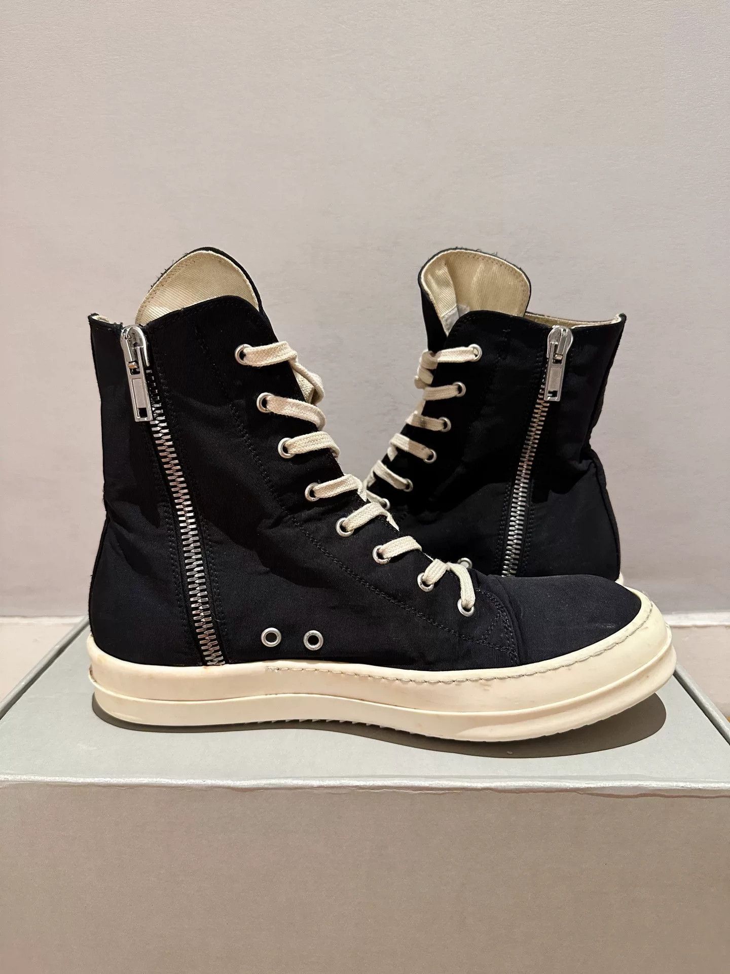Rick Owens Drkshdw Rick Owens DRKSHDW High-Top Canvas Size US 8 / EU 41 - 4 Thumbnail