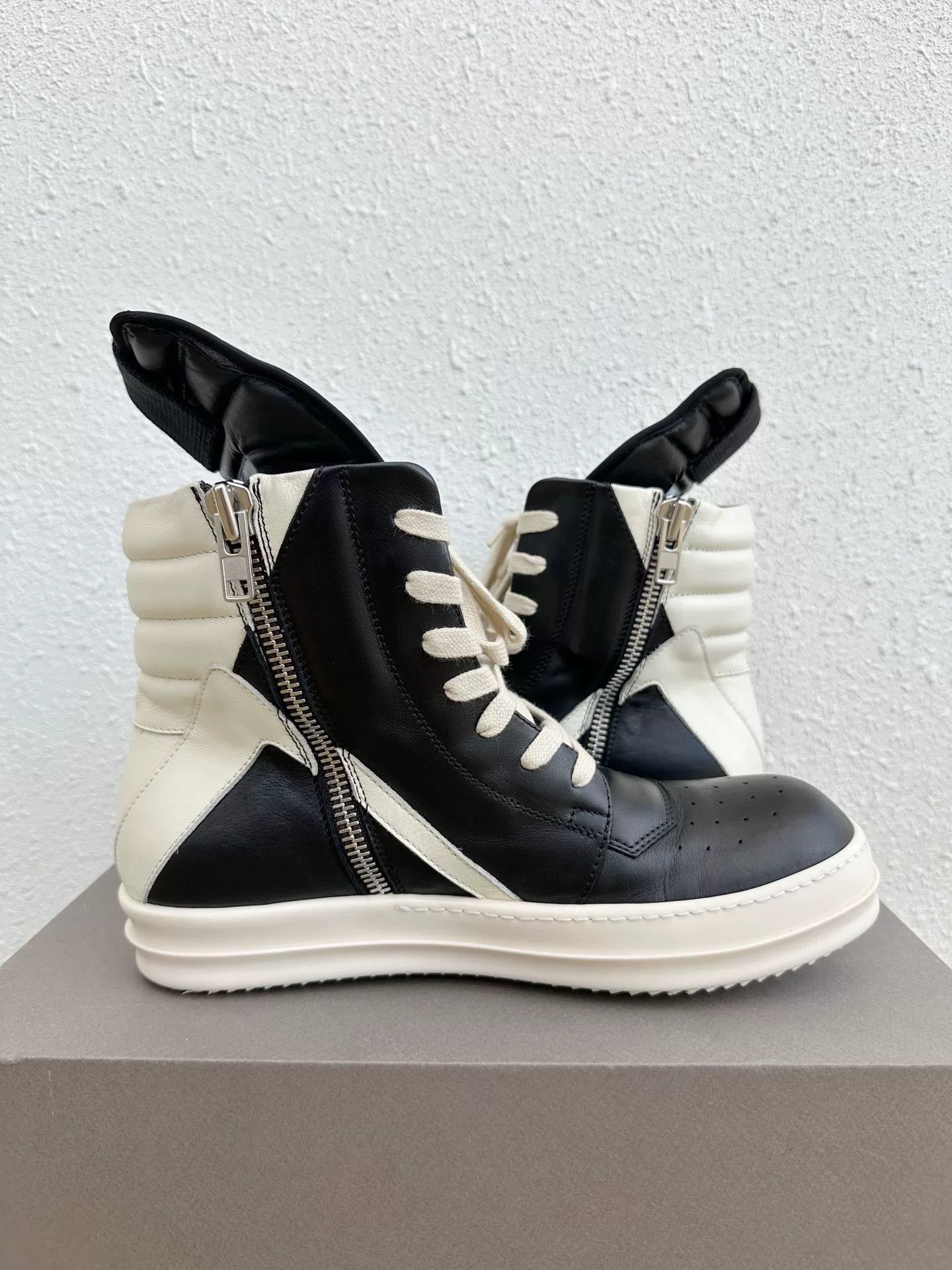 Rick Owens Rick Owens Classic High-Top Leather Size US 7.5 / EU 40-41 - 5 Thumbnail
