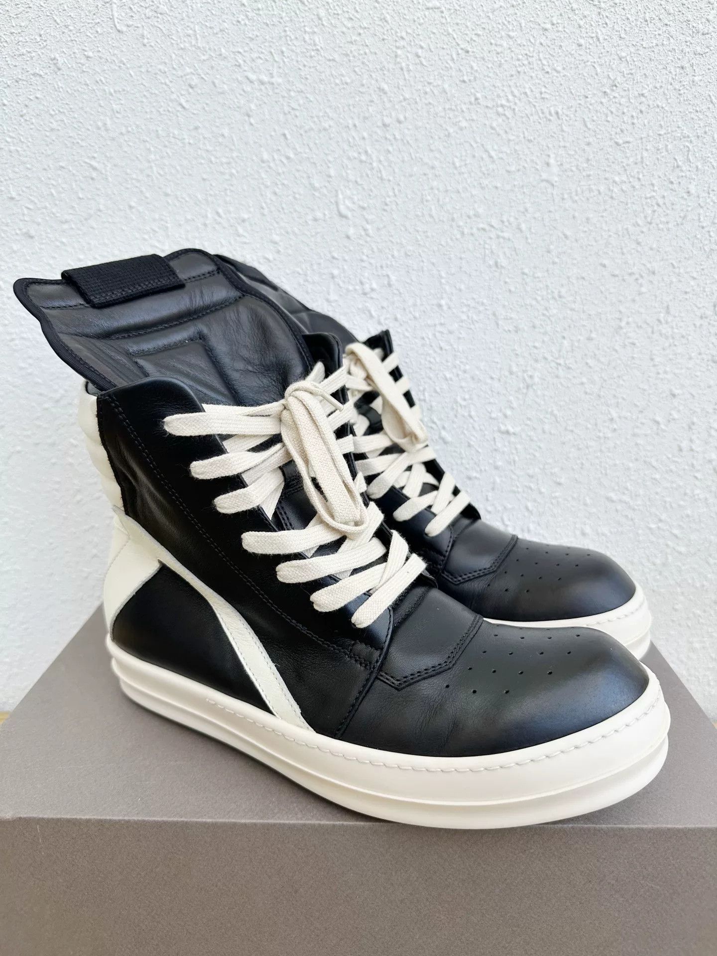 Rick Owens Rick Owens Classic High-Top Leather Size US 7.5 / EU 40-41 - 4 Thumbnail