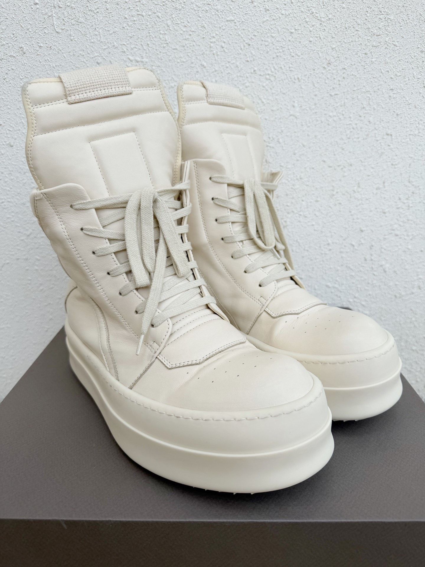 Rick Owens Rick Owens Bumper High-Top White Platform Size US 8 / EU 41 - 5 Thumbnail