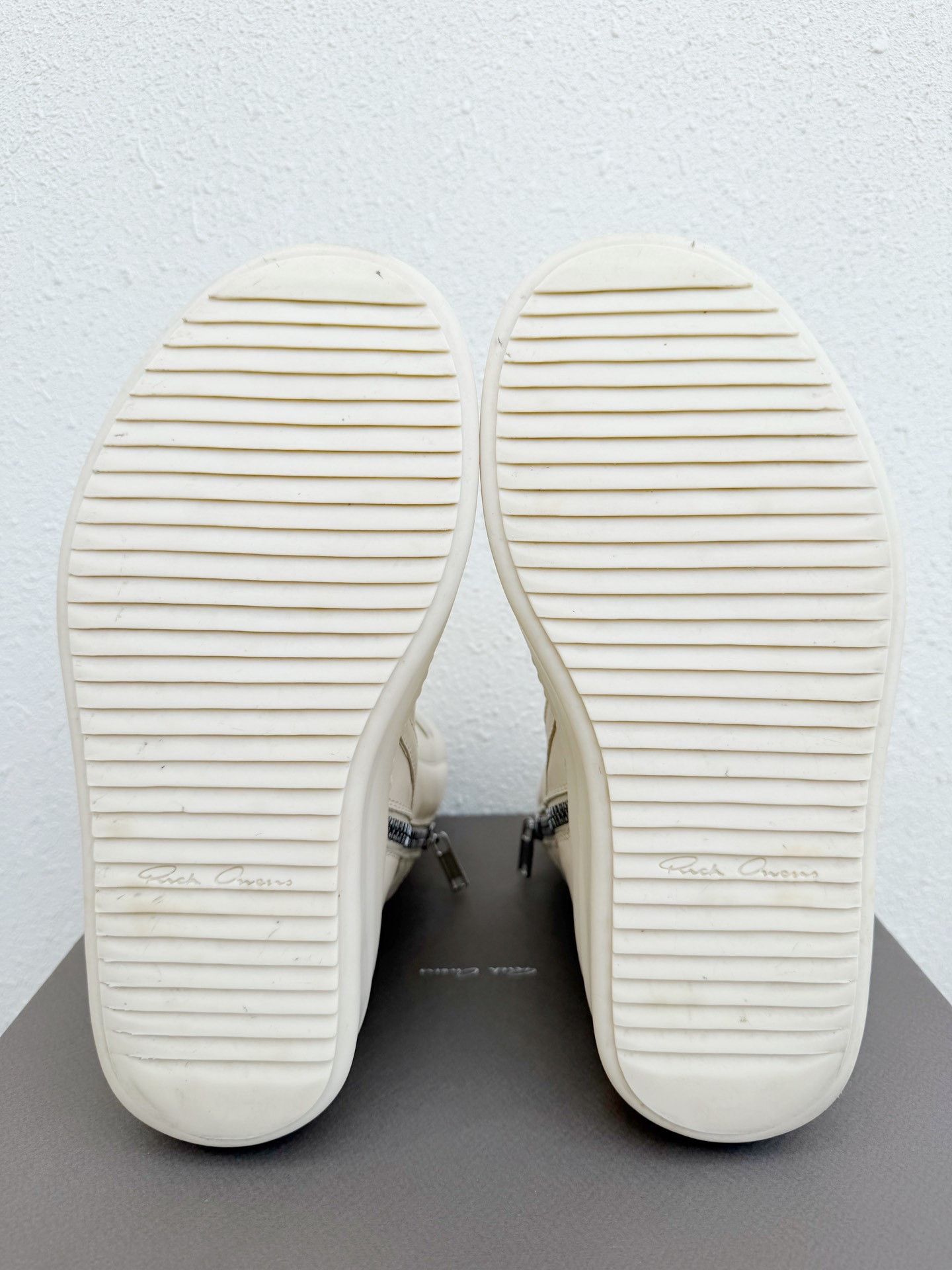 Rick Owens Rick Owens Bumper High-Top White Platform Size US 8 / EU 41 - 8 Thumbnail