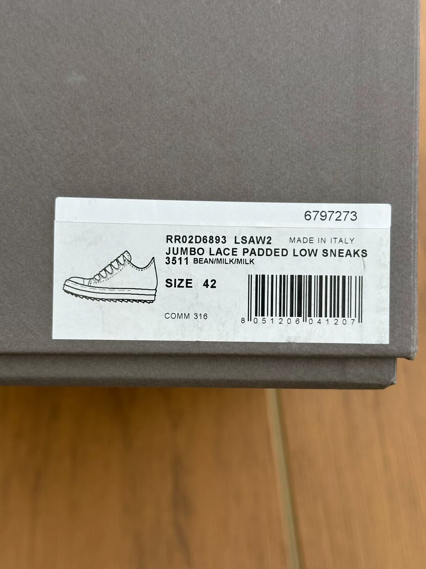 Rick Owens Rick Owens x Converse Brown Sheepskin Shoes Size US 9 / EU 42 - 9 Thumbnail