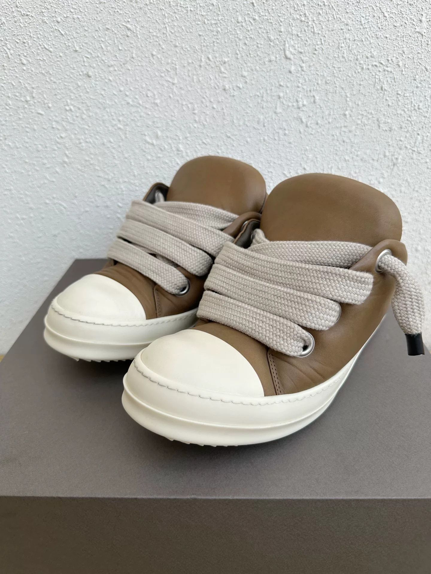 Rick Owens Rick Owens x Converse Brown Sheepskin Shoes Size US 9 / EU 42 - 7 Thumbnail