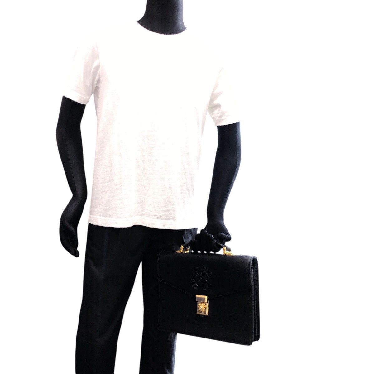 Versace Versace Versace Sunburst Leather Clutch Bag Leather Clutch Bag DUTY FREE for USA Size ONE SIZE - 7 Thumbnail