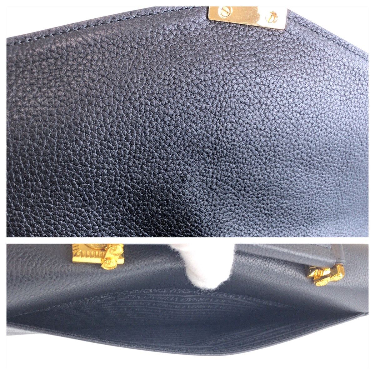 Versace Versace Versace Sunburst Leather Clutch Bag Leather Clutch Bag DUTY FREE for USA Size ONE SIZE - 6 Thumbnail