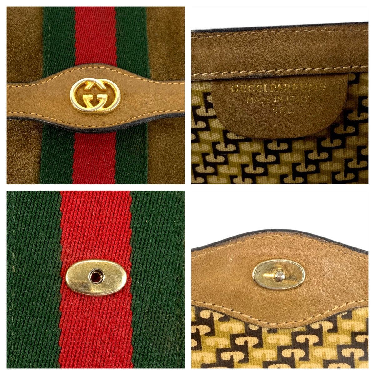 Gucci Gucci Gucci Old Gucci Sheline Line Leather Shoulder Bag Leather Shoulder Bag 38 DUTY FREE for USA Size ONE SIZE - 4 Thumbnail