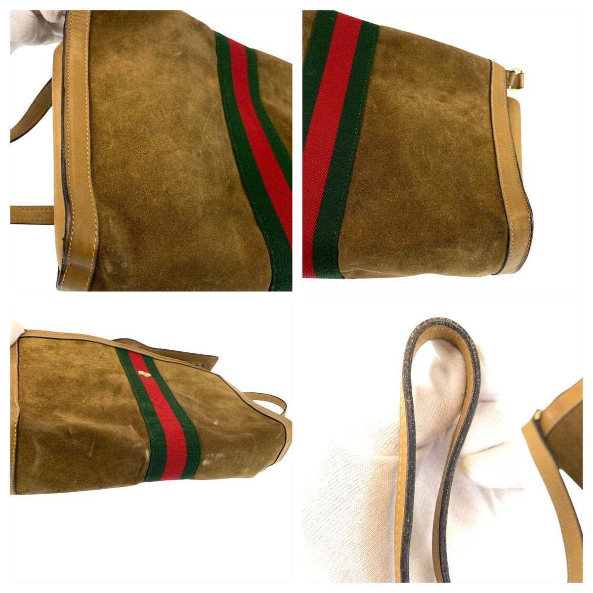 Gucci Gucci Gucci Old Gucci Sheline Line Leather Shoulder Bag Leather Shoulder Bag 38 DUTY FREE for USA Size ONE SIZE - 6 Thumbnail