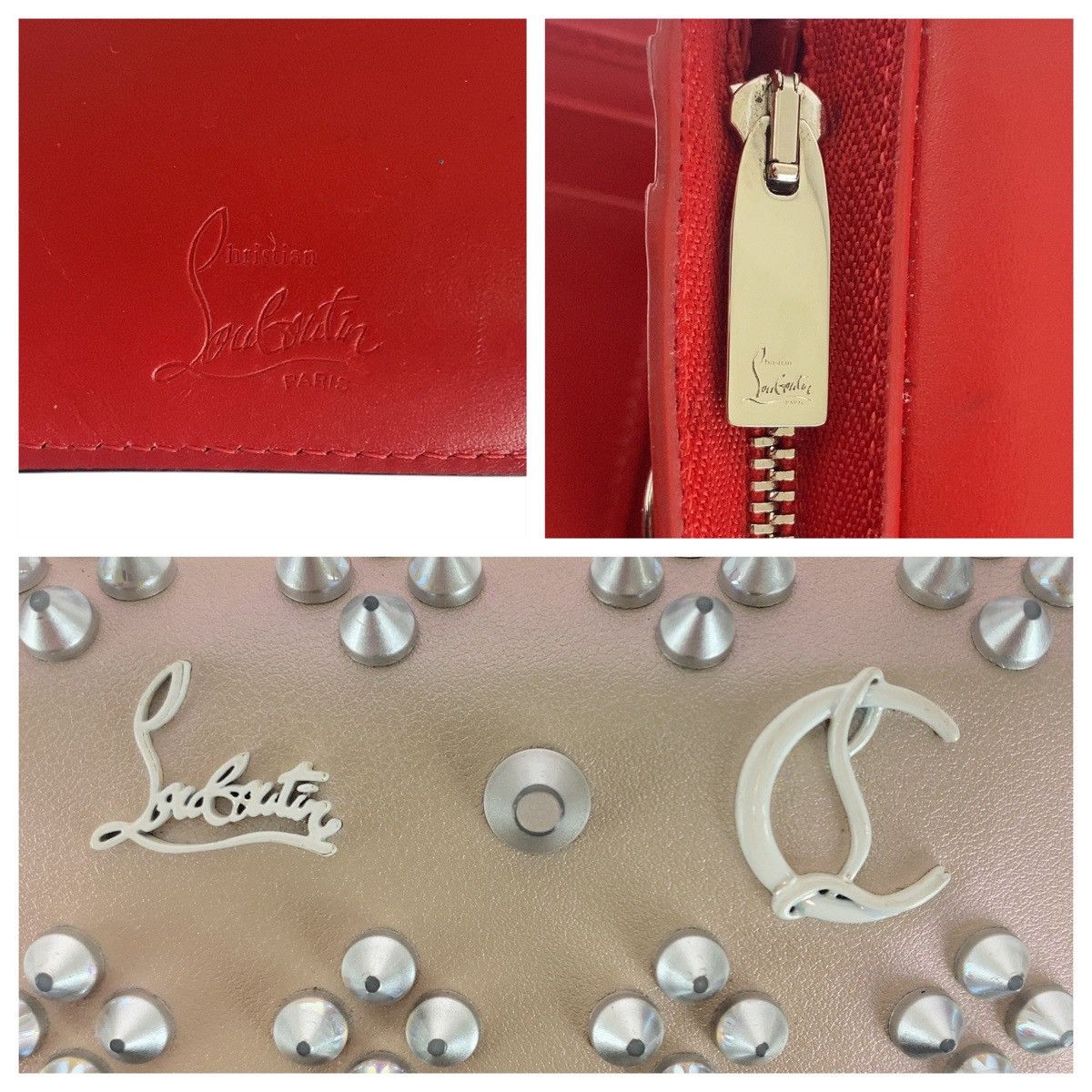 Christian Louboutin Christian Louboutin Christian Louboutin Loubifold Wallet Leather Wallet Leather Short Wallet DUTY FREE for USA Size ONE SIZE - 5 Thumbnail