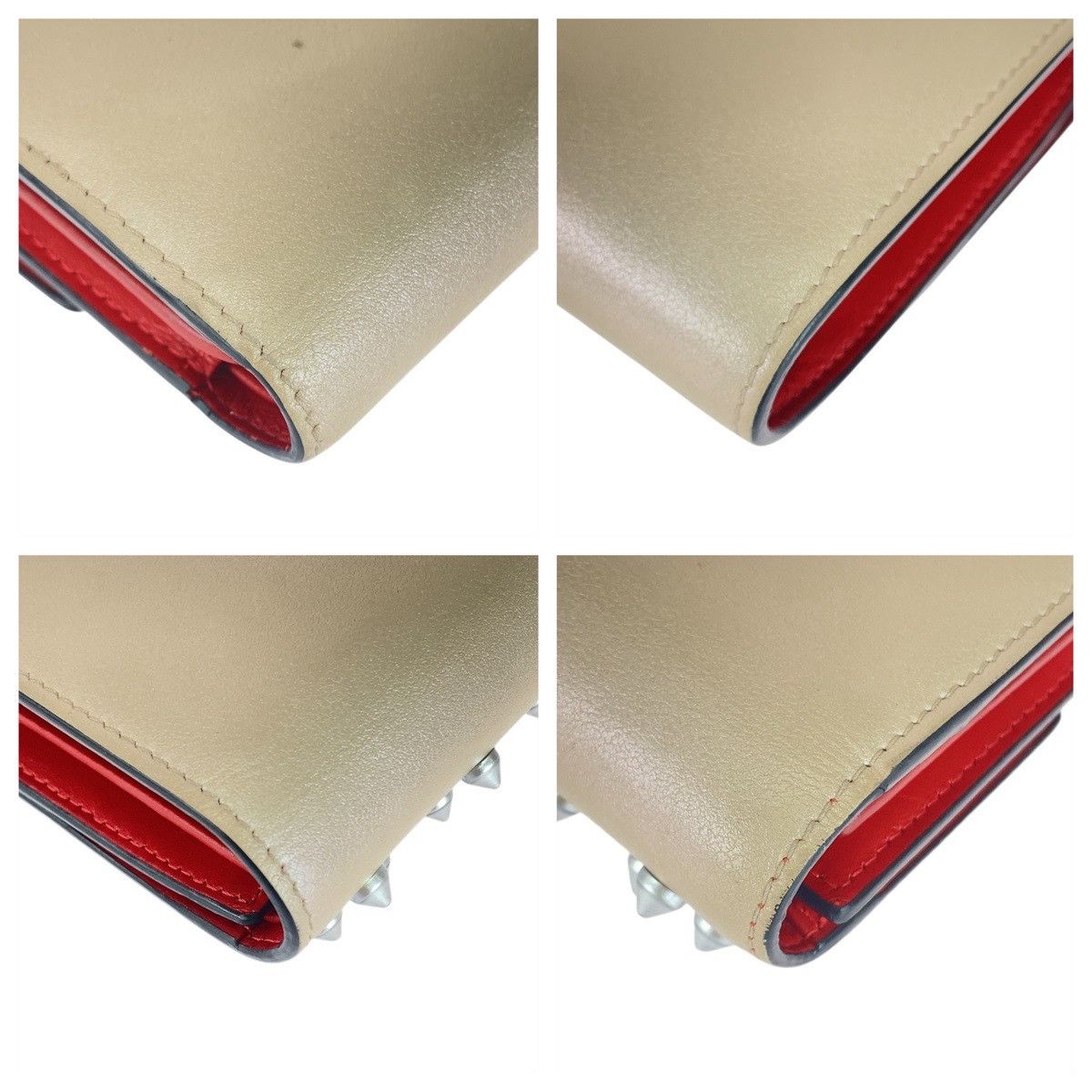 Christian Louboutin Christian Louboutin Christian Louboutin Loubifold Wallet Leather Wallet Leather Short Wallet DUTY FREE for USA Size ONE SIZE - 4 Thumbnail