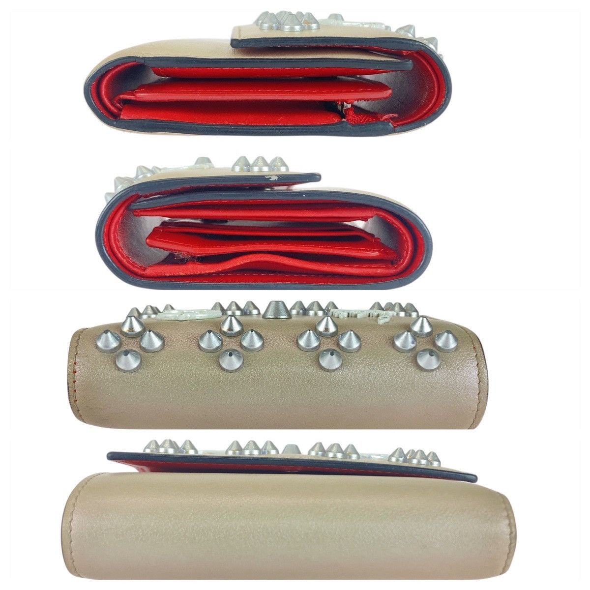 Christian Louboutin Christian Louboutin Christian Louboutin Loubifold Wallet Leather Wallet Leather Short Wallet DUTY FREE for USA Size ONE SIZE - 10 Thumbnail