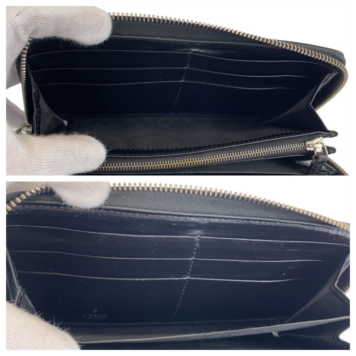 Gucci Gucci Gucci Interlocking GG Supreme Canvas Long Wallet Leather Long Wallet 673003 DUTY FREE for USA Size ONE SIZE - 8 Thumbnail
