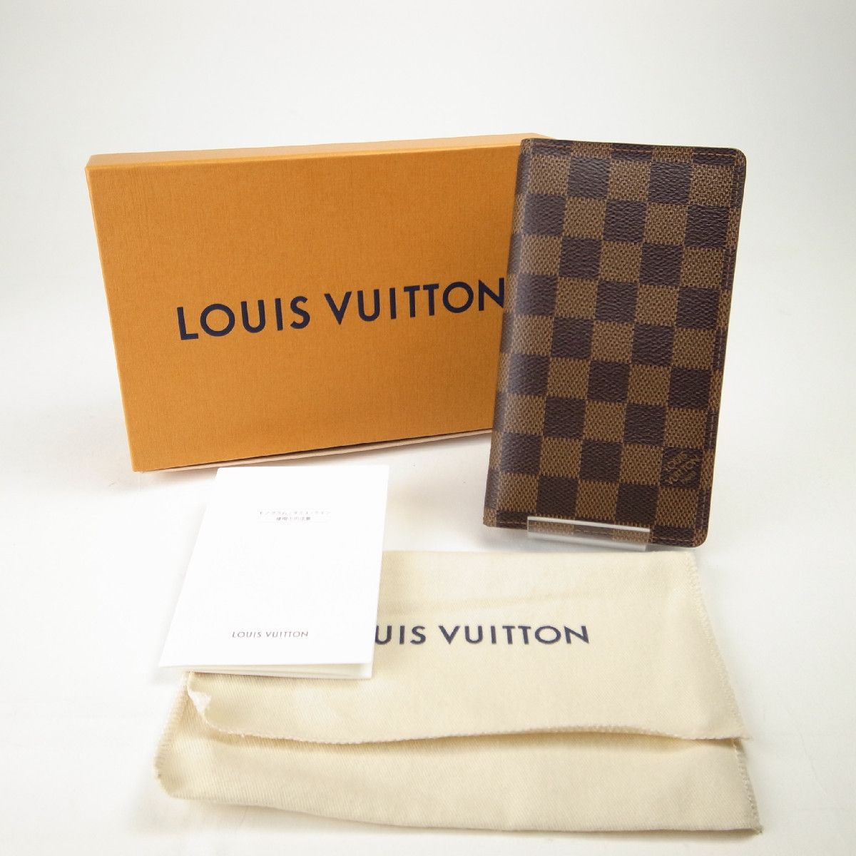 Louis Vuitton Louis Vuitton Louis Vuitton Agenda Poche Damier Notebook Cover Textile Card Case R20703 DUTY FREE for USA Size ONE SIZE - 7 Thumbnail
