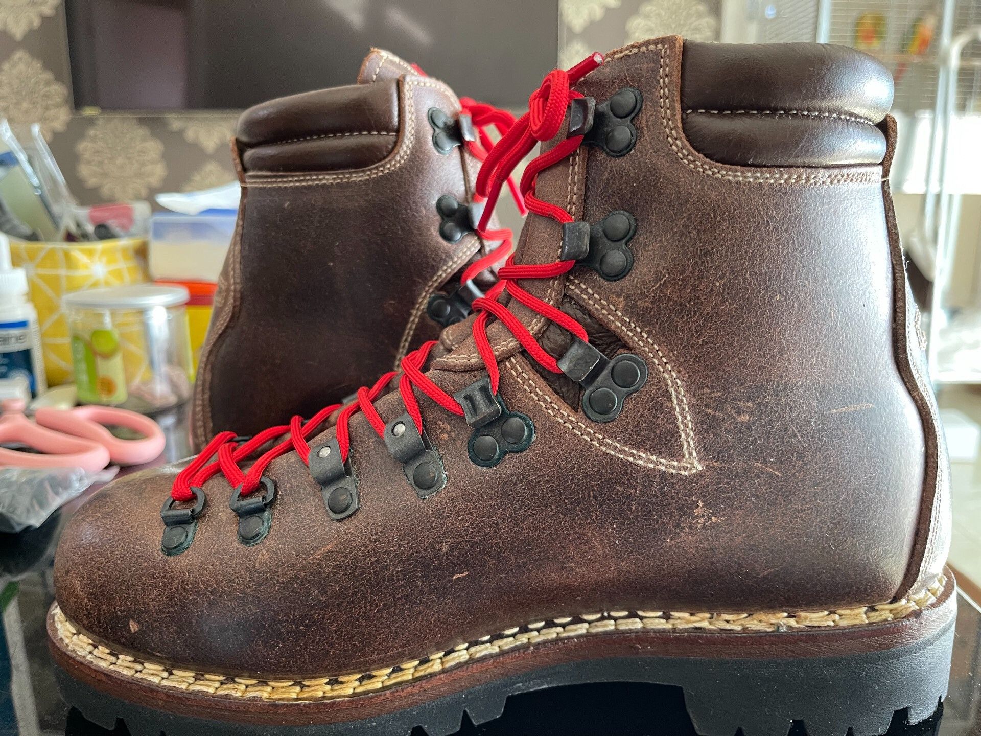 Japanese Brand Gronell Italian Handcrafted Hiking Boots Size US 8 / EU 41 - 5 Thumbnail