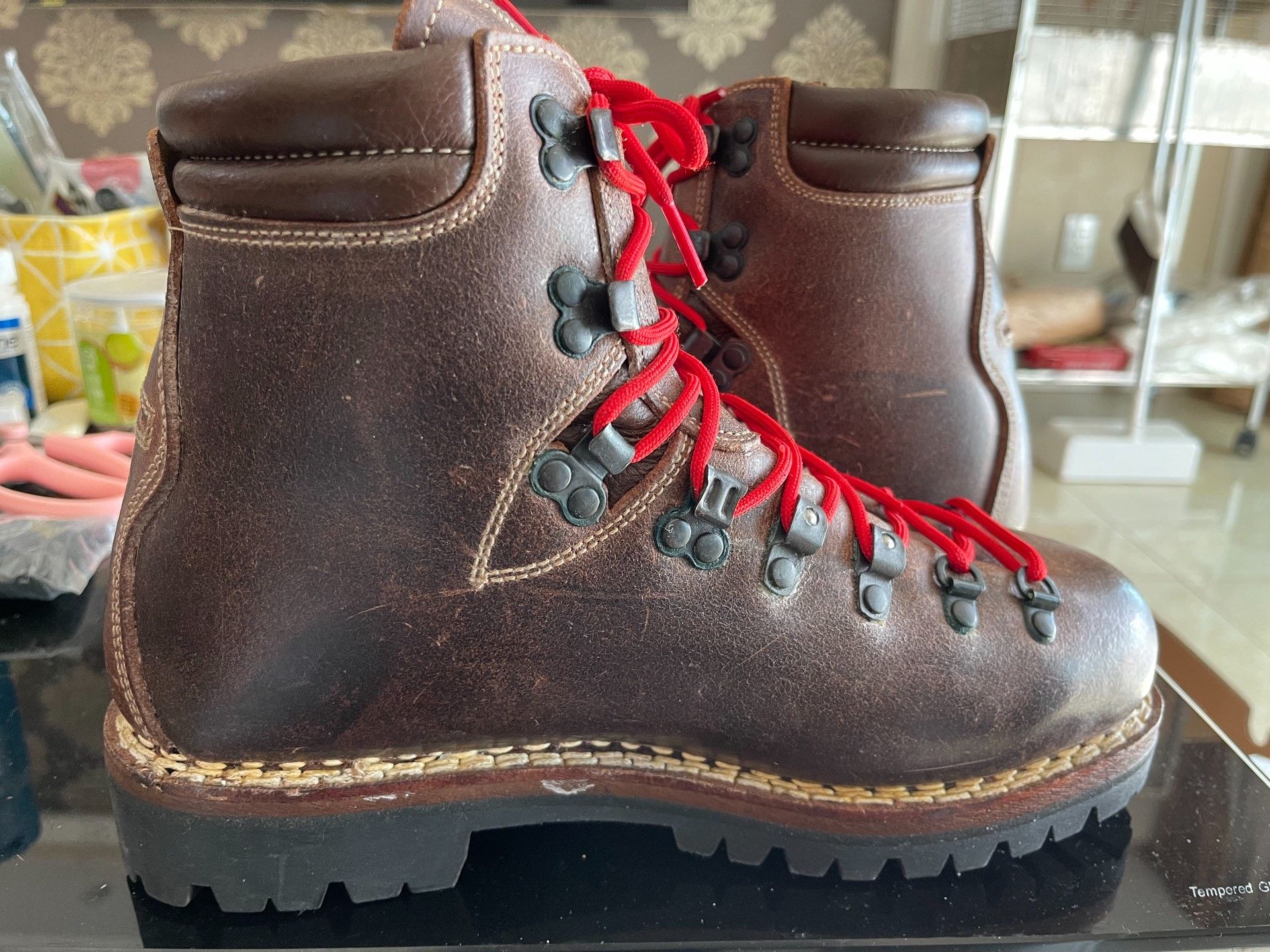 Japanese Brand Gronell Italian Handcrafted Hiking Boots Size US 8 / EU 41 - 6 Thumbnail