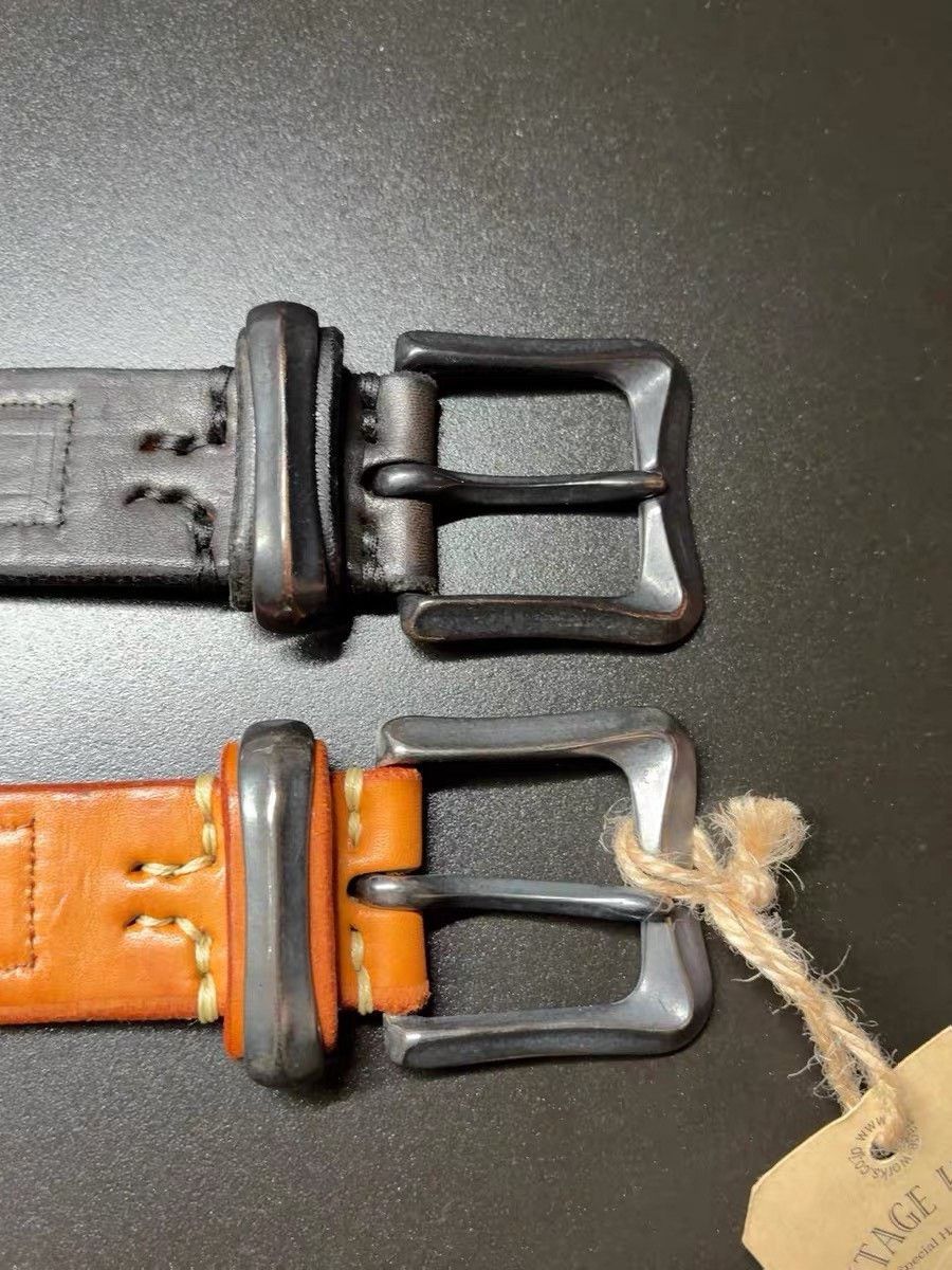 Vintage VINTAGE WORKS Leather Belt Size ONE SIZE - 5 Thumbnail
