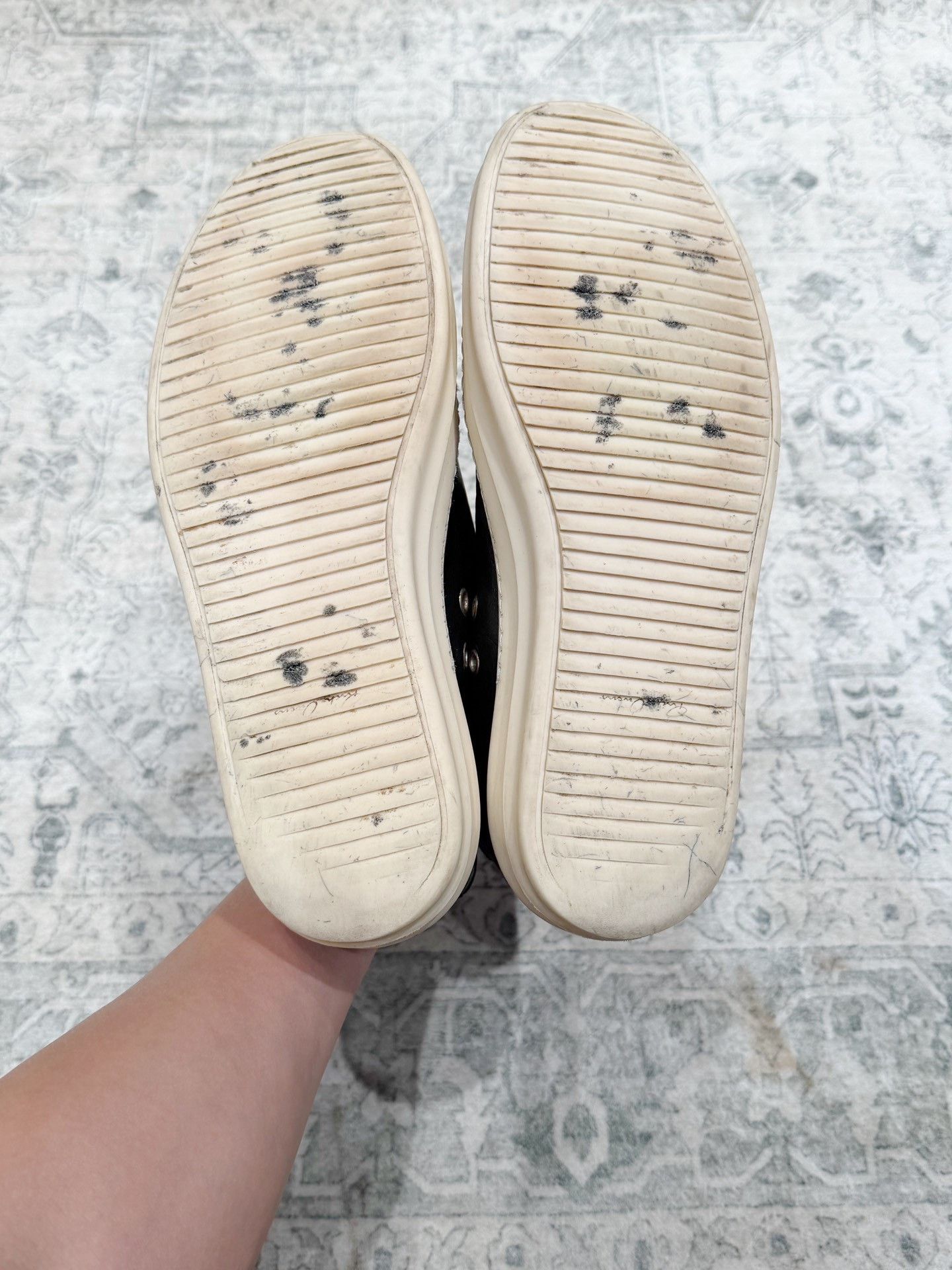 Rick Owens Rick Owens Converse Black White Leather Size US 9 / EU 42 - 6 Thumbnail