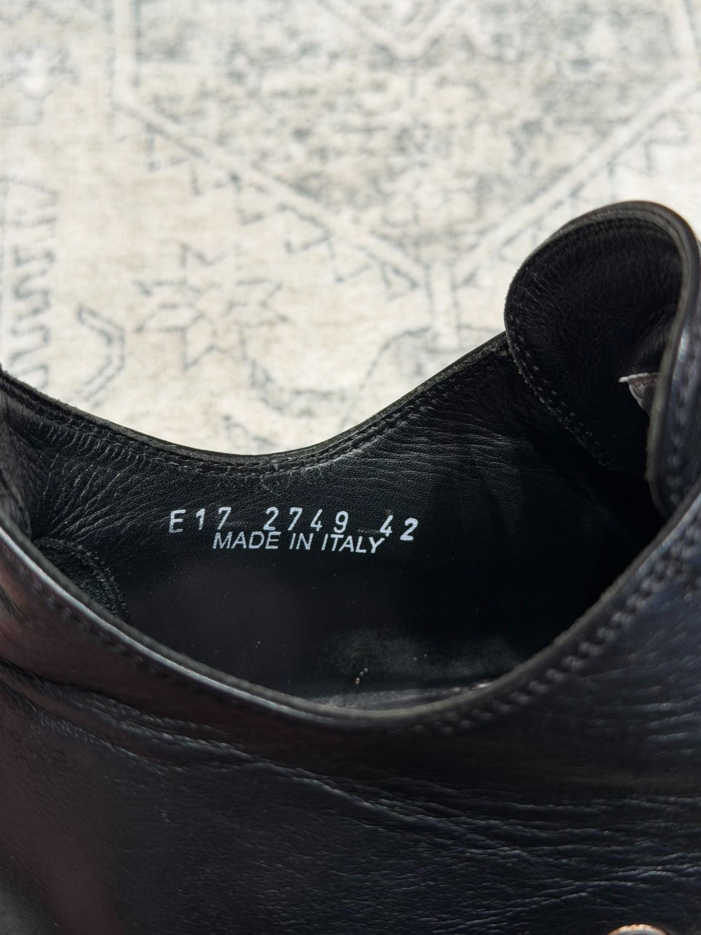 Rick Owens Rick Owens Converse Black White Leather Size US 9 / EU 42 - 8 Thumbnail